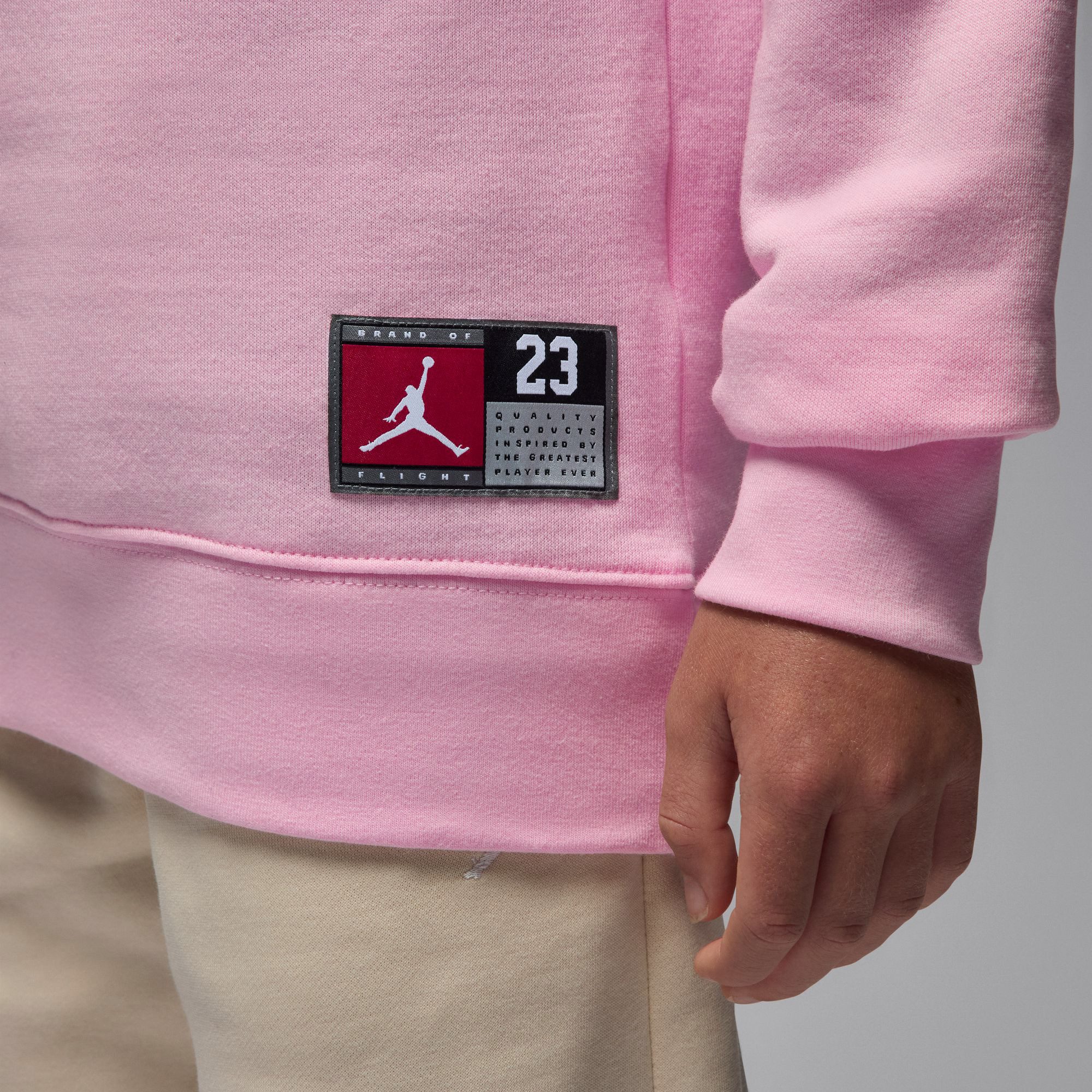 Jordan Kapuzensweatshirt JDN JORDAN HBR FLC PO HOODIE mit Kapuze, Langarm, aus angerauter Sweatware