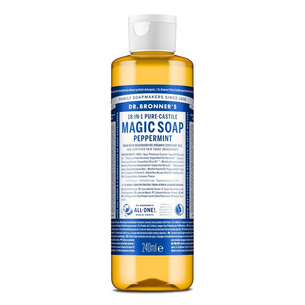 Flüssigseife Pfefferminze - 18in1 Magic Soap Naturseife 240ml