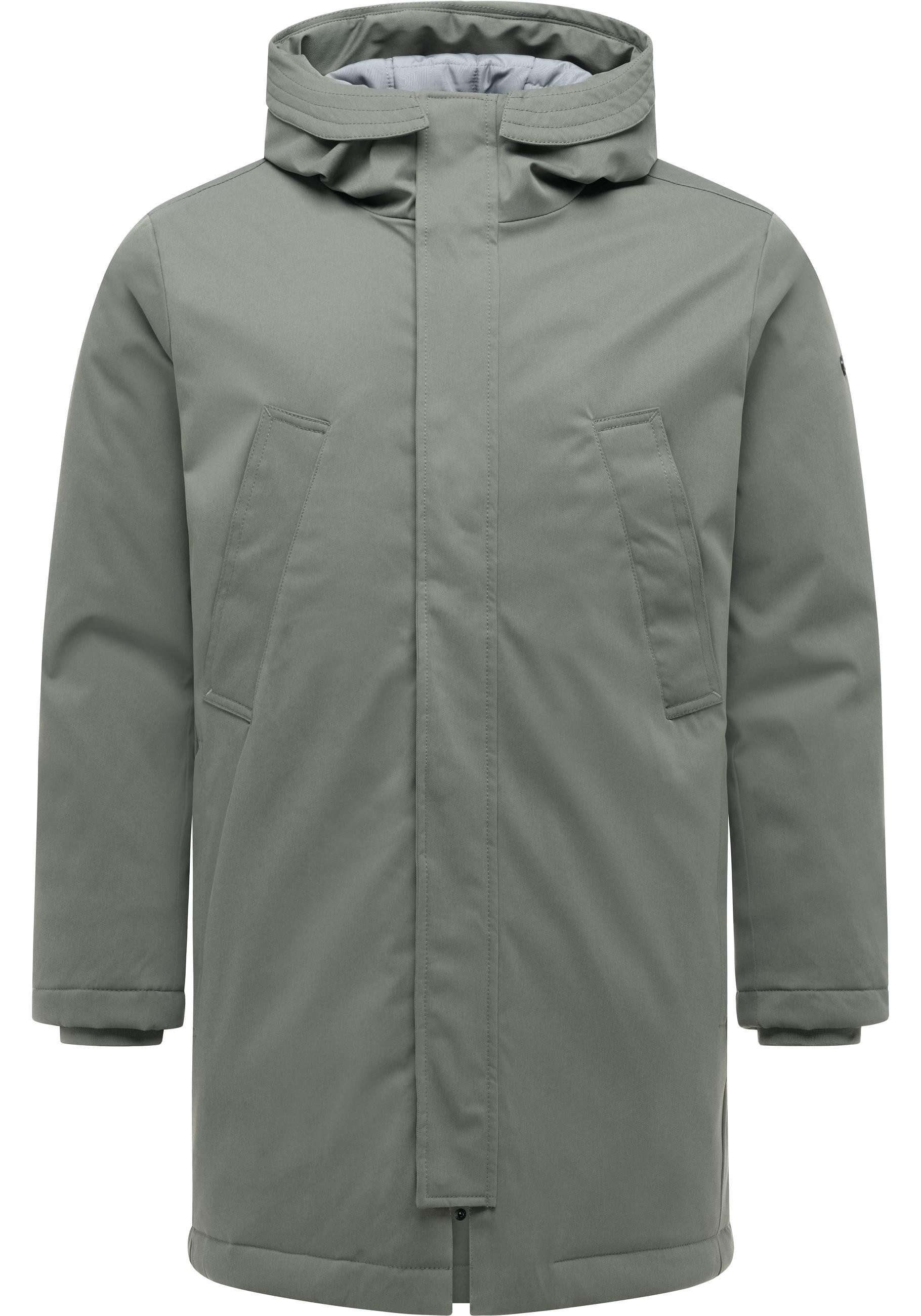 Ragwear Kurzmantel Anderre Y Wintermantel-Parka mit Kapuze, wasserdicht und winddicht