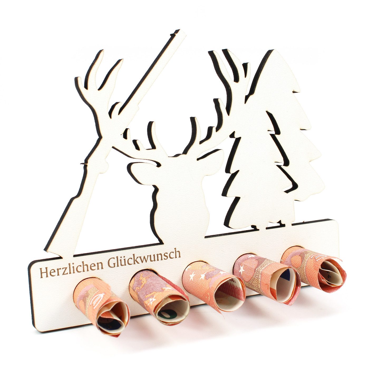 Dekolando Geschenkkarte Geschenk Jagd Jäger Jägerin Geldgeschenk Jagdschein Jagdprüfung