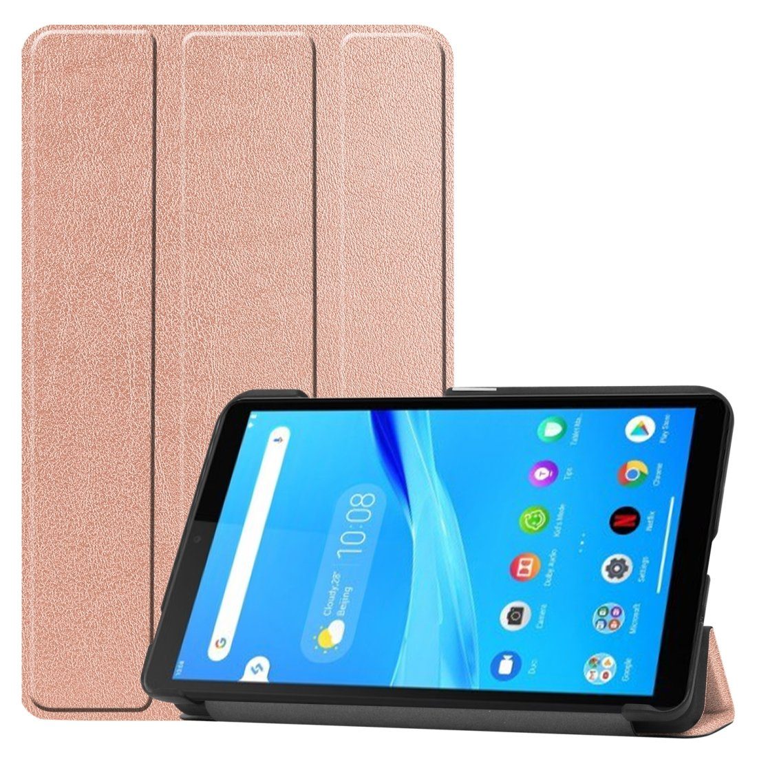 Wigento Tablet-Hülle Für Lenovo Tab M7 TB-7305F Tablet Tasche 3 folt Wake UP Smart Cover Etuis