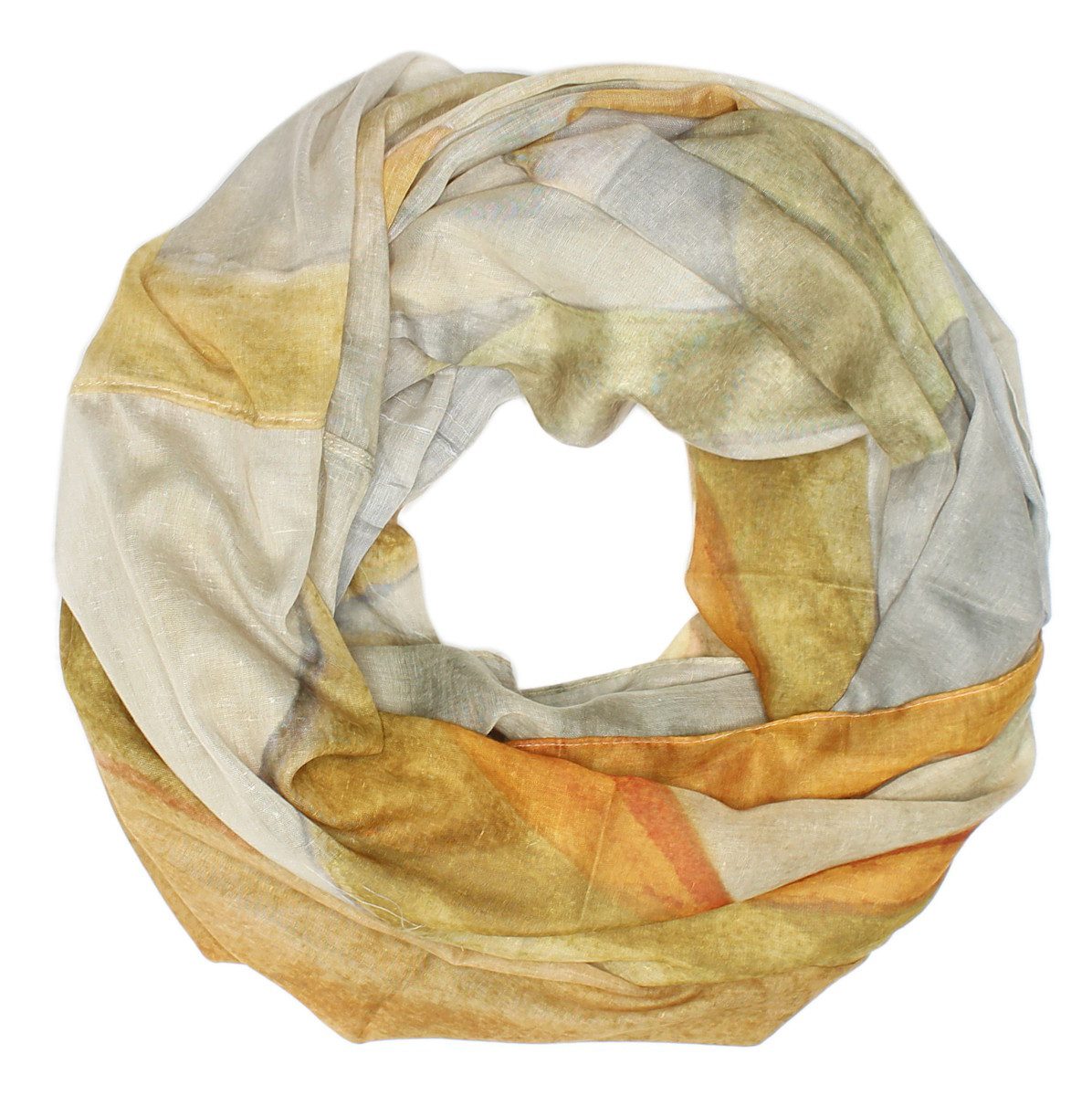 Loop Damen Loopschal mit Farbverlauf – Leichter Sommer Schlauchschal