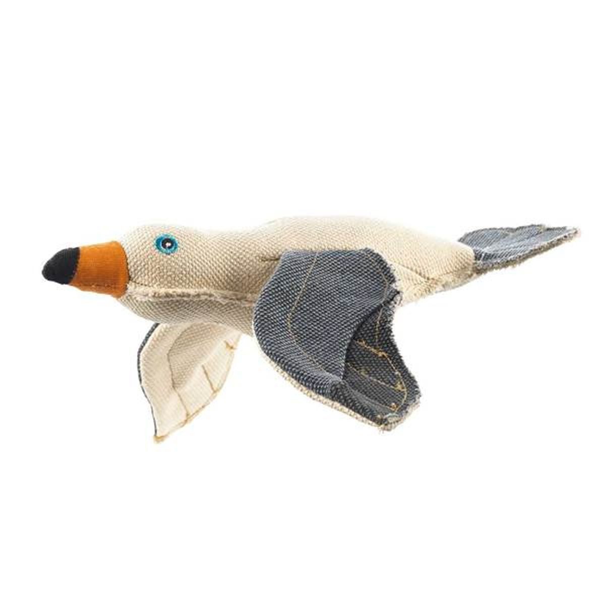 Tierkuscheltier Hundespielzeug Canvas Maritime Möwe 30 cm