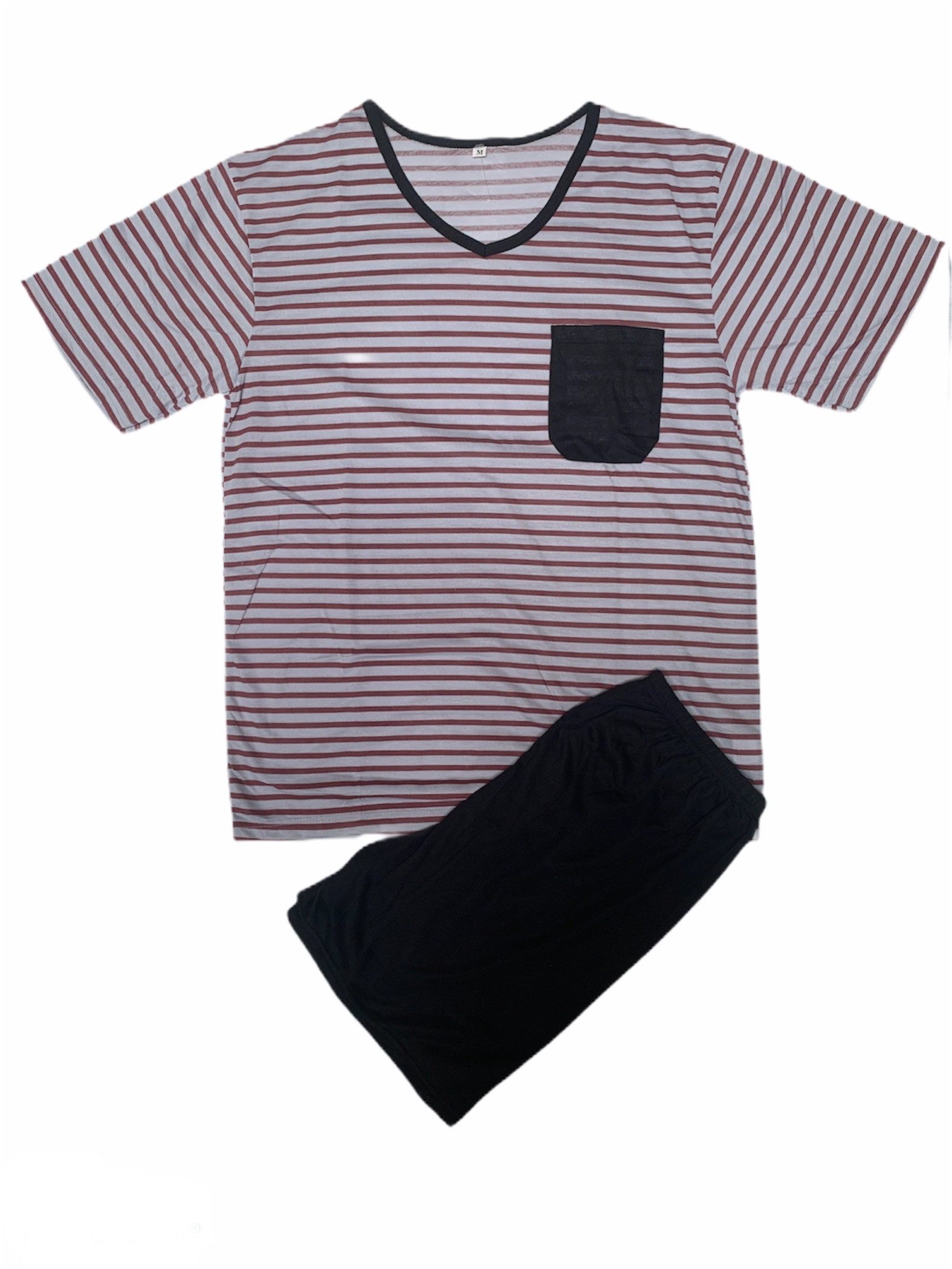 Lucky Shorty Pyjama Set Shorty - Maritime Streifen günstig online kaufen