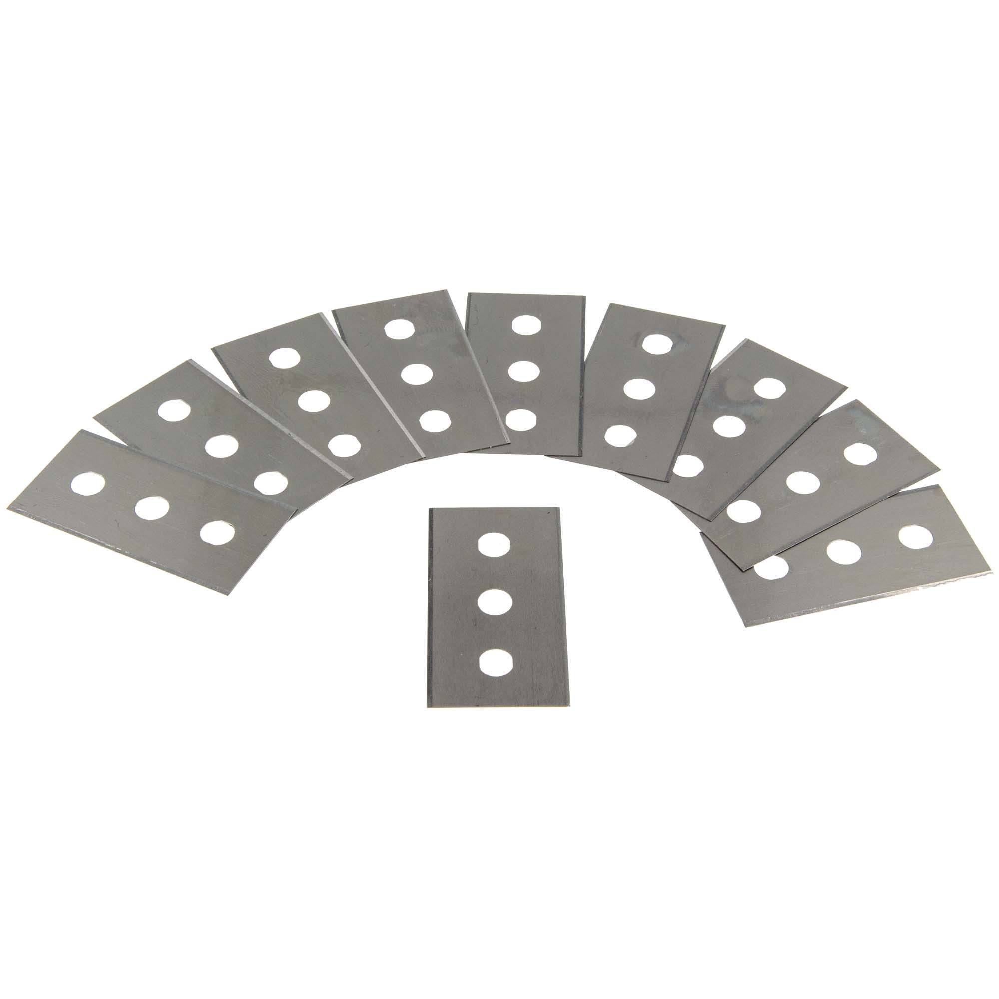 MASTERPROOF PROFESIONAL Schaberklinge Ersatzklingen 10-teilig, für Glas-Kochfeld-Schaber, Ceranfeldschaber