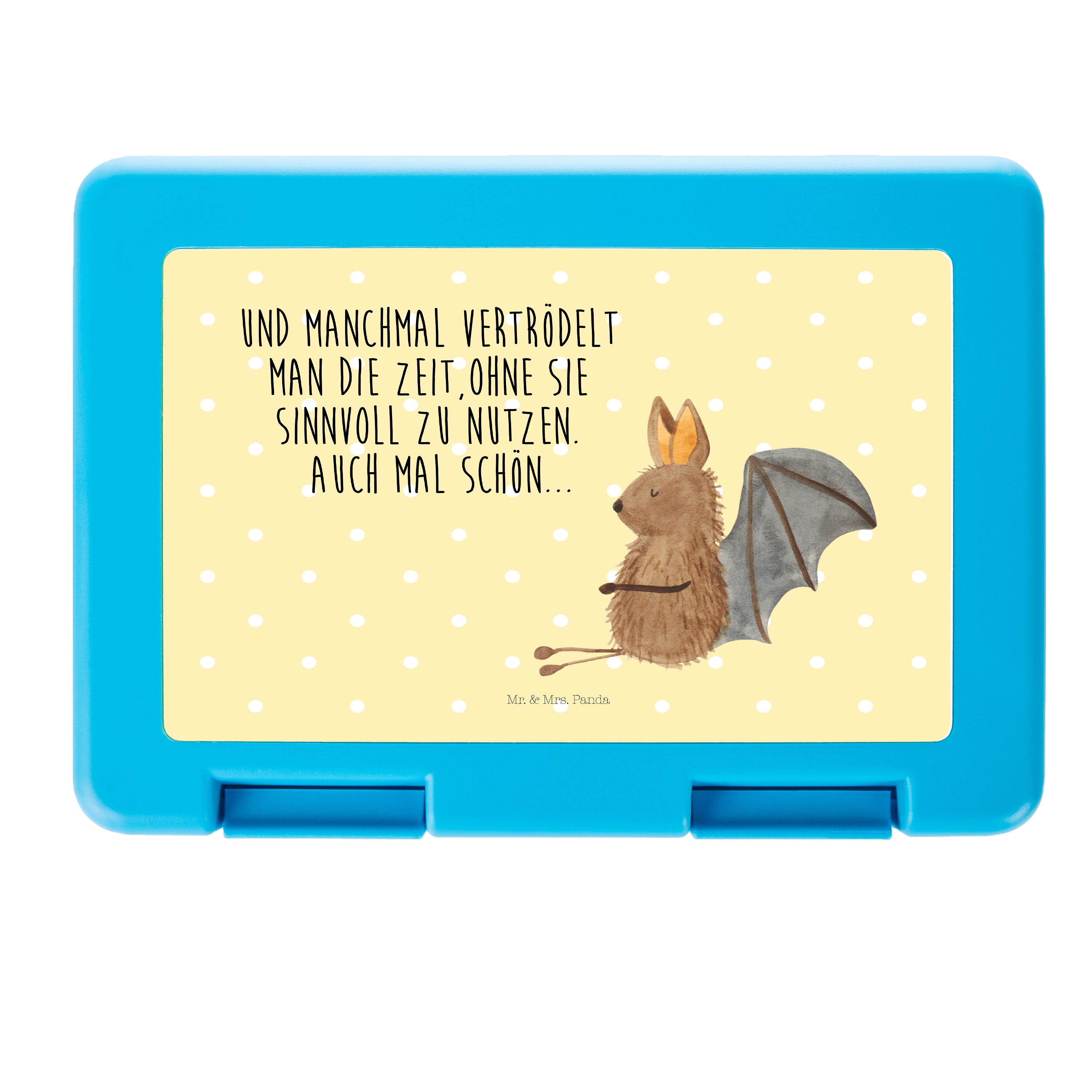 ᐅ Mr. & Mrs. Panda Butterdose Fledermaus Sitzen Gelb Pastell