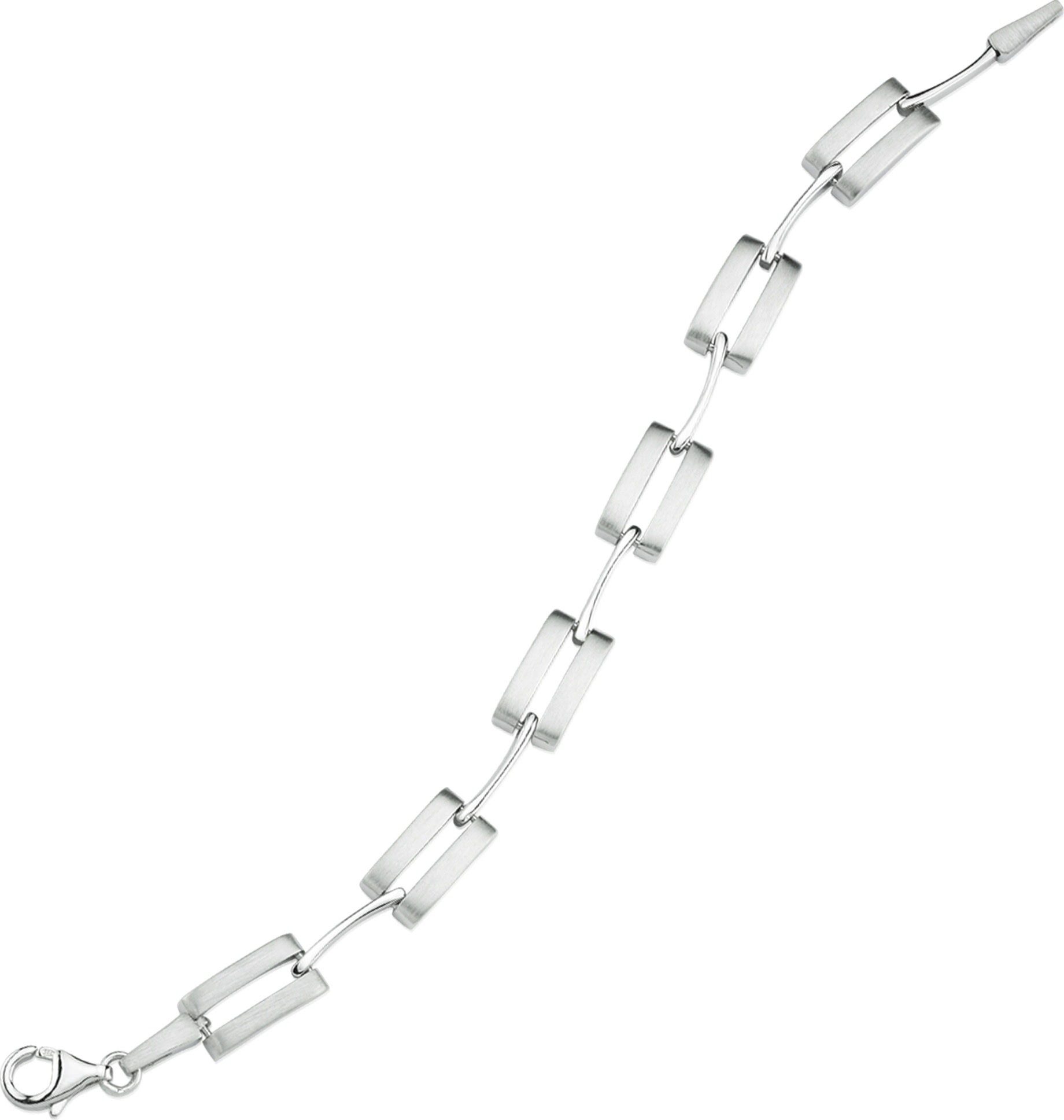 Silber, Balia Balia Damen Sterling Armband Damen für Silberarmband 925 (Kette) ca. glanz mattiert 18,8cm, silber Armband (Armband), Farbe: