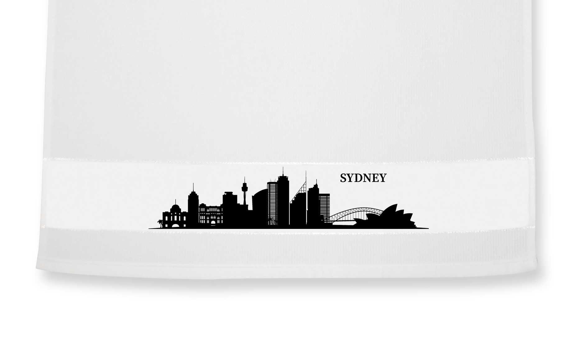 Geschirrtuch Sydney die Stadtmeister Skyline