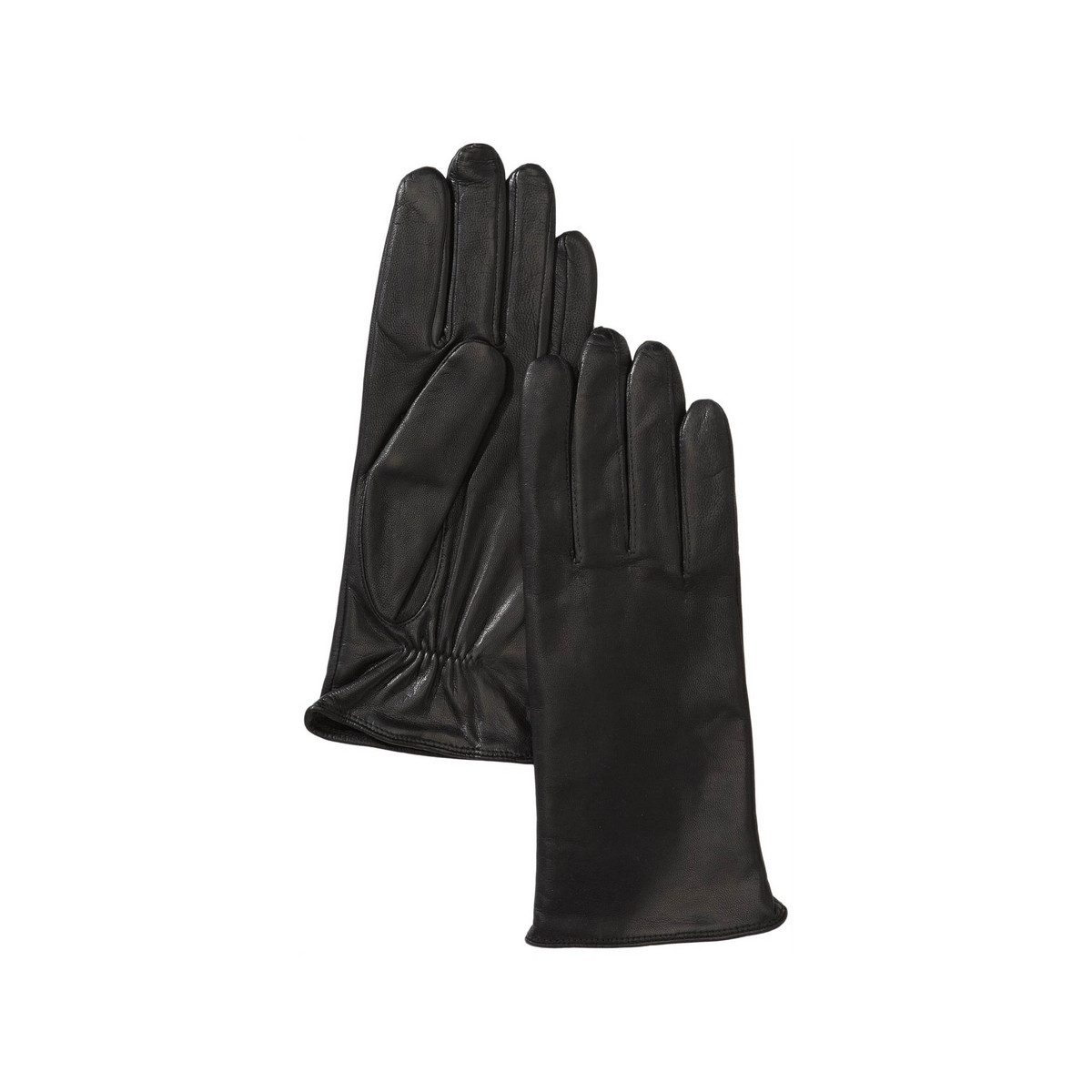 Abendhandschuhe Lederhandschuhe für Damen in schwarz