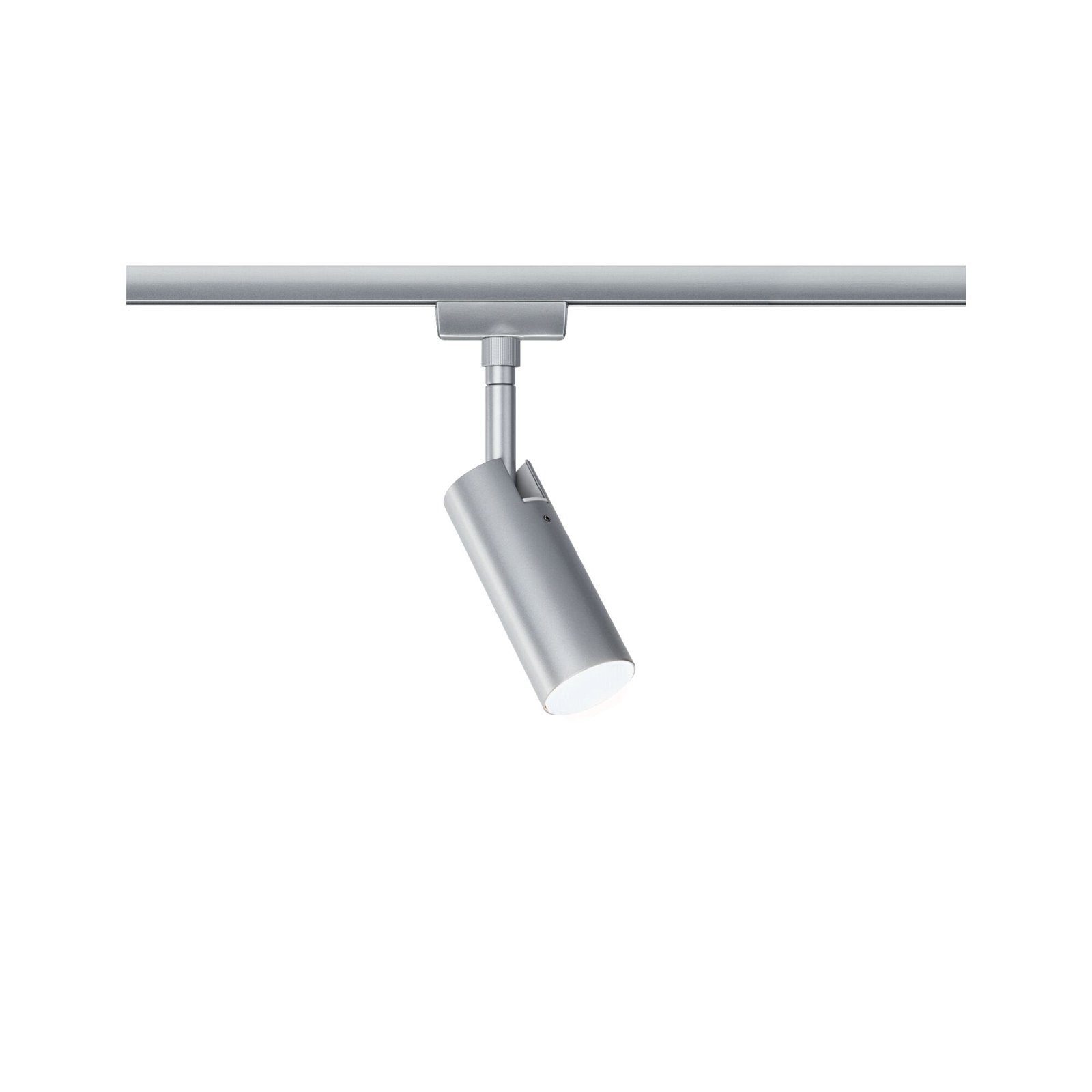 Paulmann Schienensystem-Leuchten URail Schienenspot Tubo Einzelspot 234lm 4,5W 4000K 230V Chrom matt, LED fest integriert, Neutralweiß