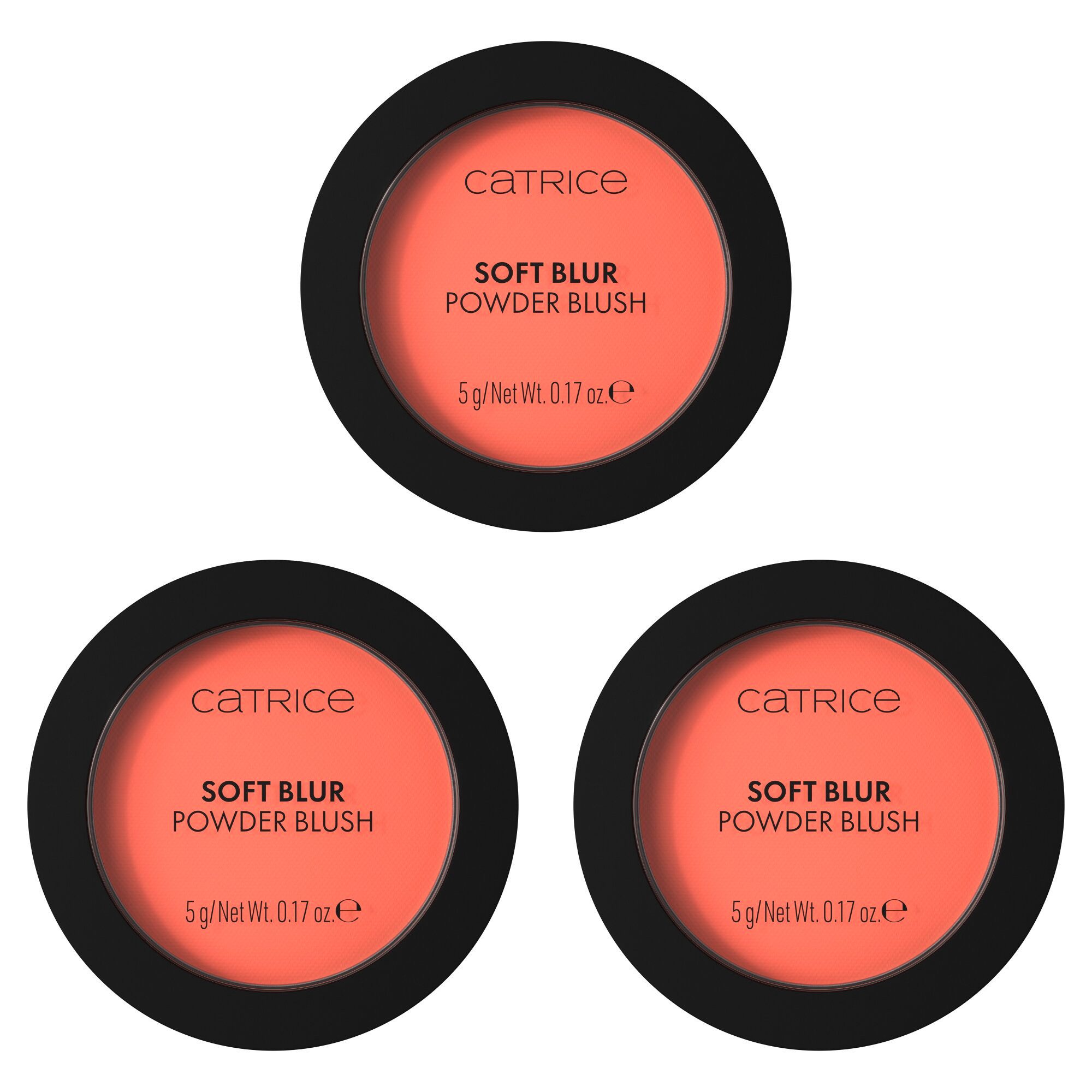 Catrice Rouge Soft Blur Powder Blush, 3-tlg.