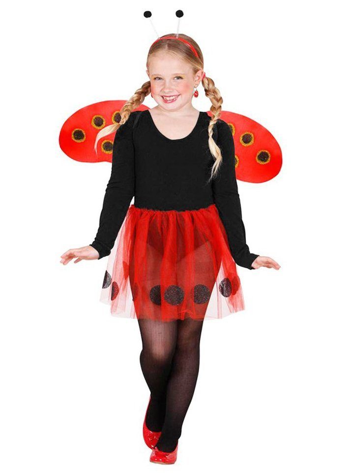 Kostüm-Flügel Kleiner Marienkäfer Kostüm-Set - für Fasching