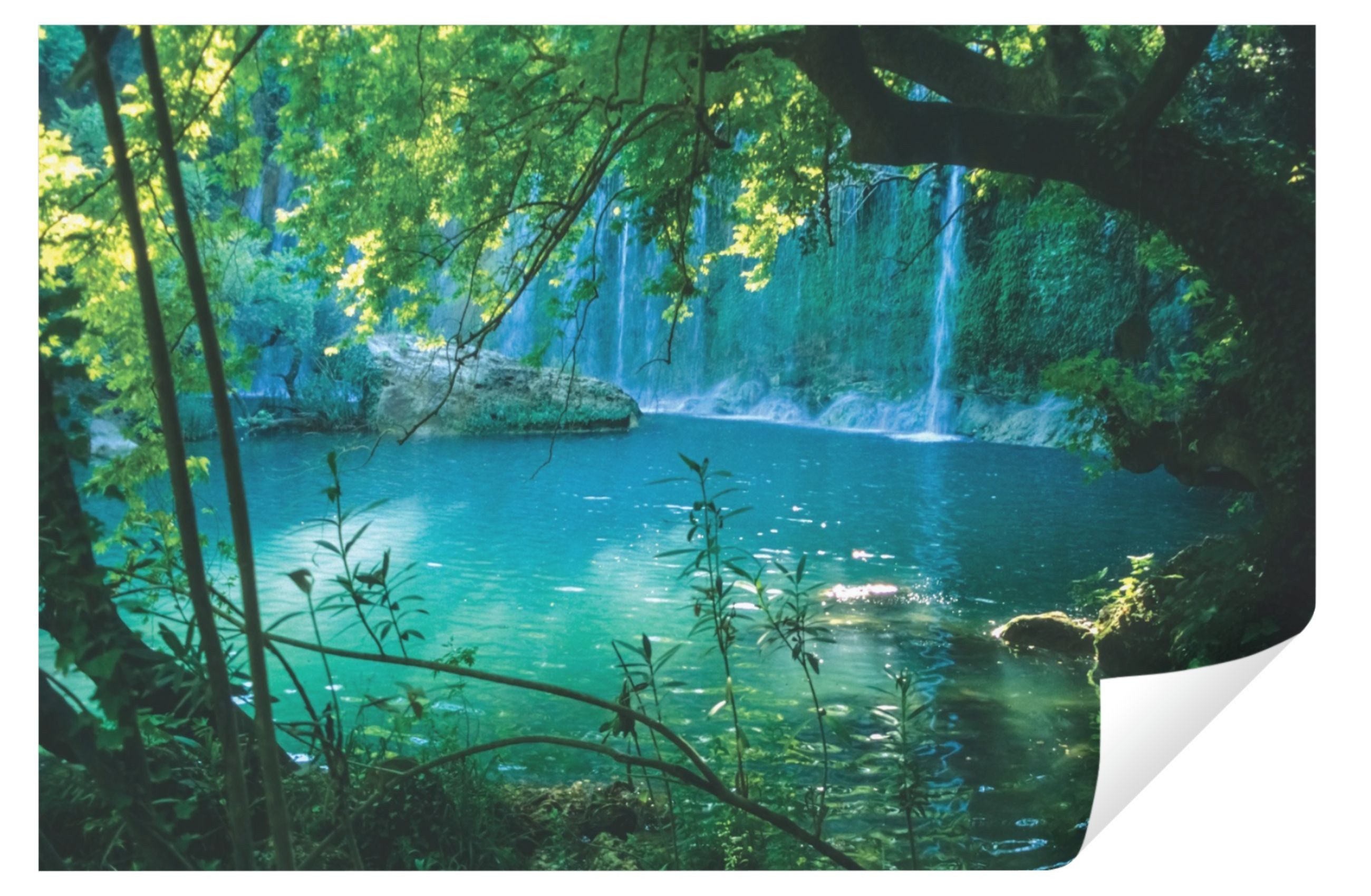 Wallarena Fototapete 3D EFFEKT See Natur Landschaft Vlies Tapete Wohnzimmer günstig online kaufen