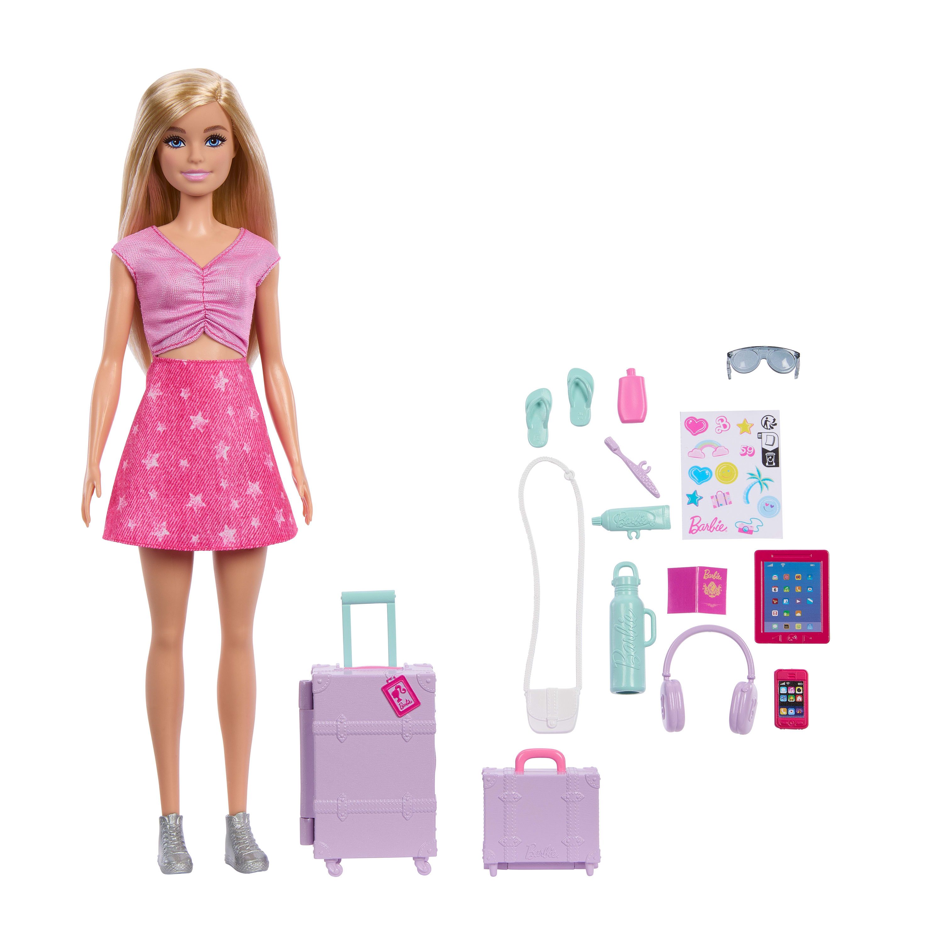 Barbie Anziehpuppe Barbie Family & Friends, Reise Abenteuer Malibu
