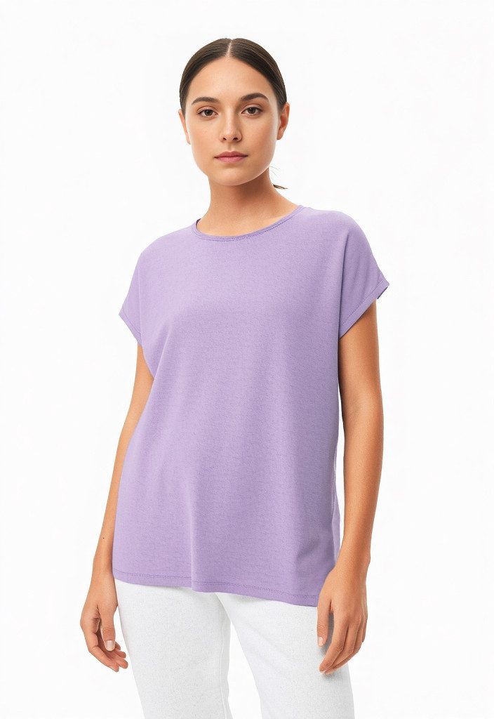 Vero Moda Rundhalsshirt VMAVA PLAIN SS TOP GAJRS NOOS günstig online kaufen
