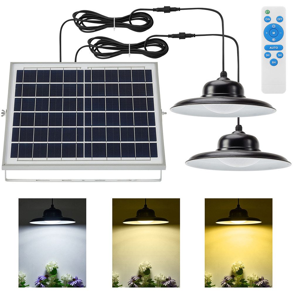 Sunicol LED Solarleuchte Solar Hängelampe, mit Fernbedienung, IP65 Wasserdi günstig online kaufen