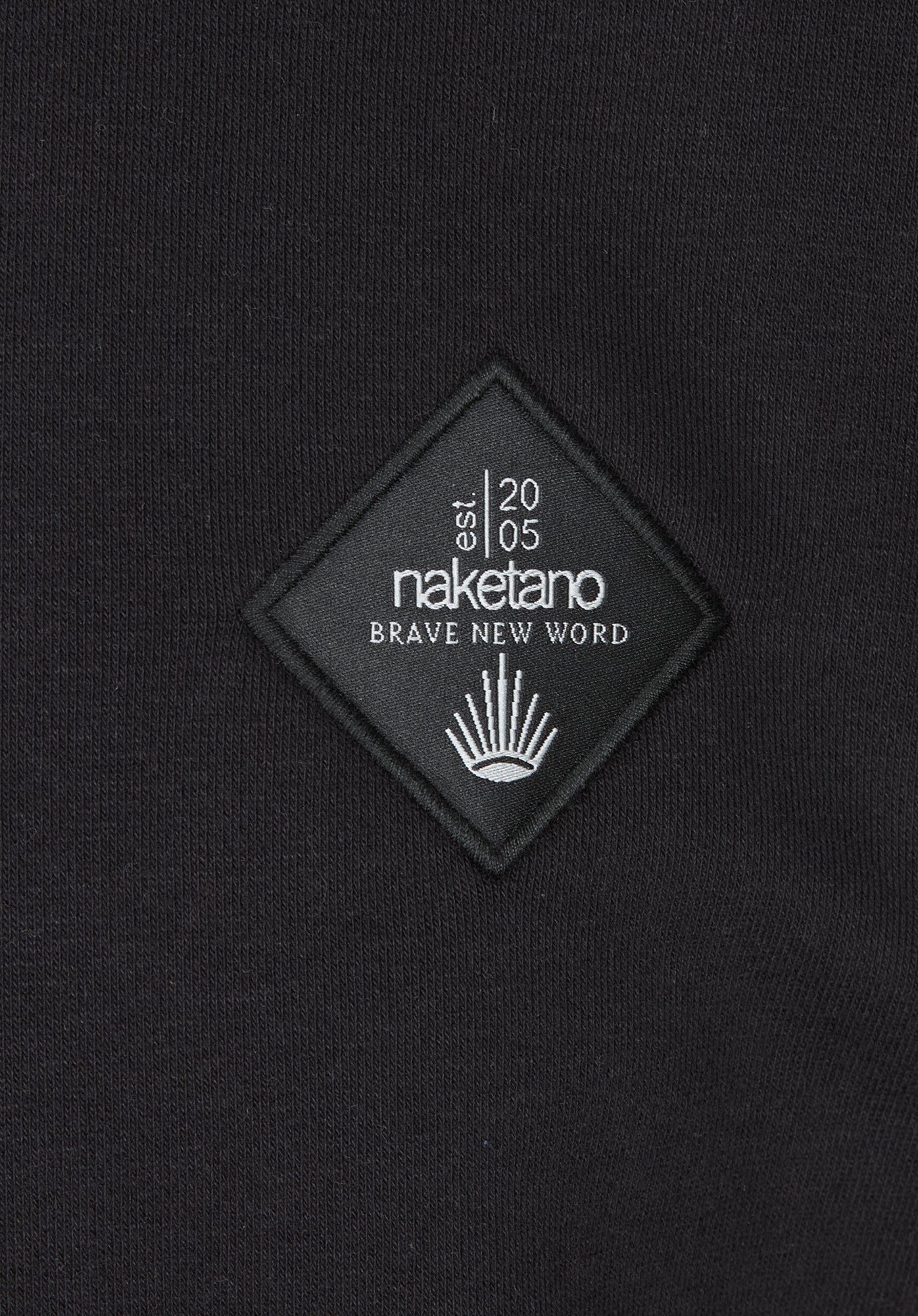 naketano Hoodie Kapuzenpullover Herren Baumwolle, weich, Kapuze, Kängurutasche (Spar-Set, Rainerius 20) Hoodie, weiche Sweatware, Rippbündchen, Streetwear, Loungewear
