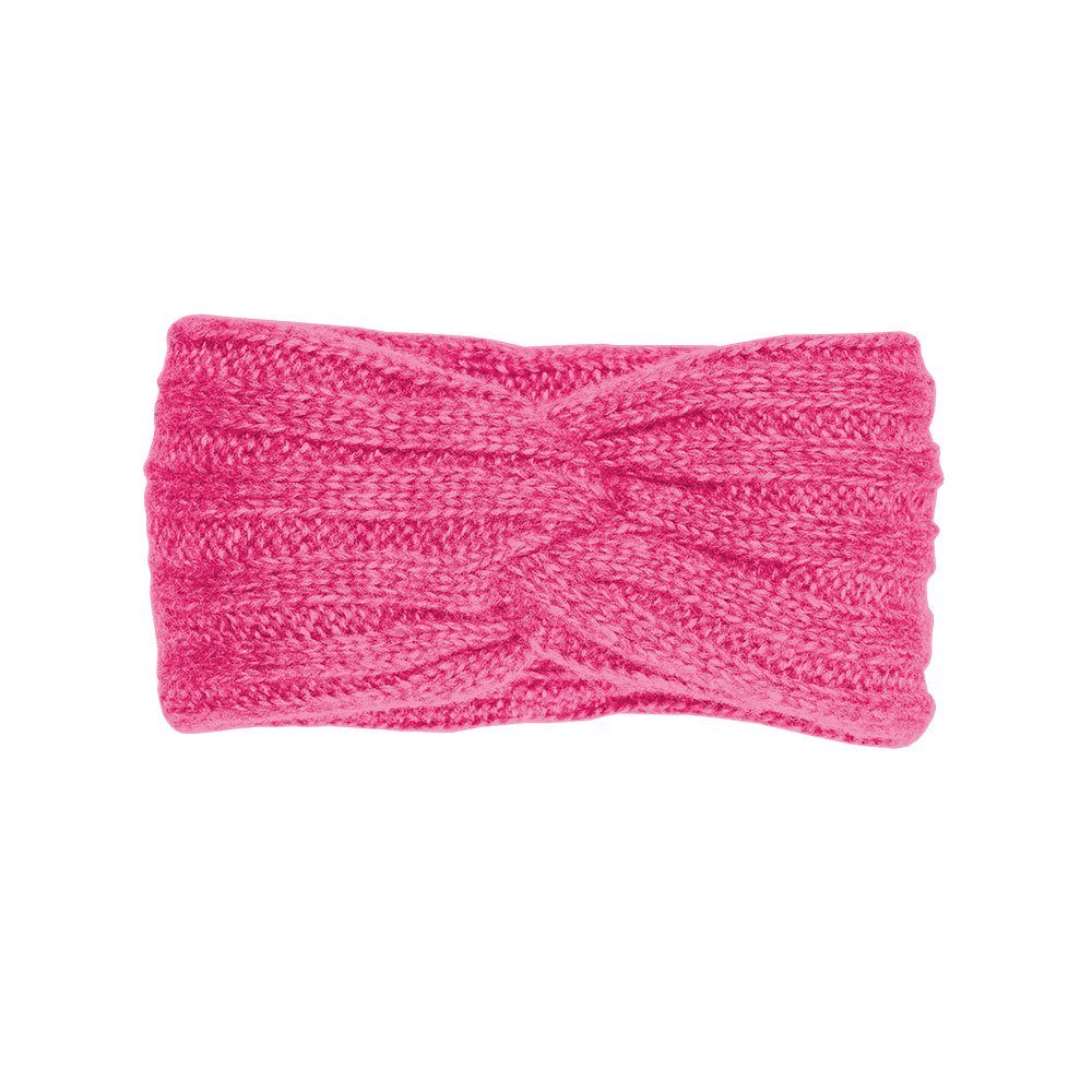 CAPO Stirnband Stirnband, ultrasoft Strick mit Knoten Made in Germany pink