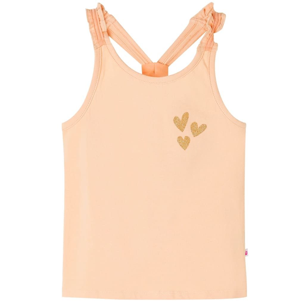 vidaXL Tanktop Kinder-Tanktop Hellorange 116