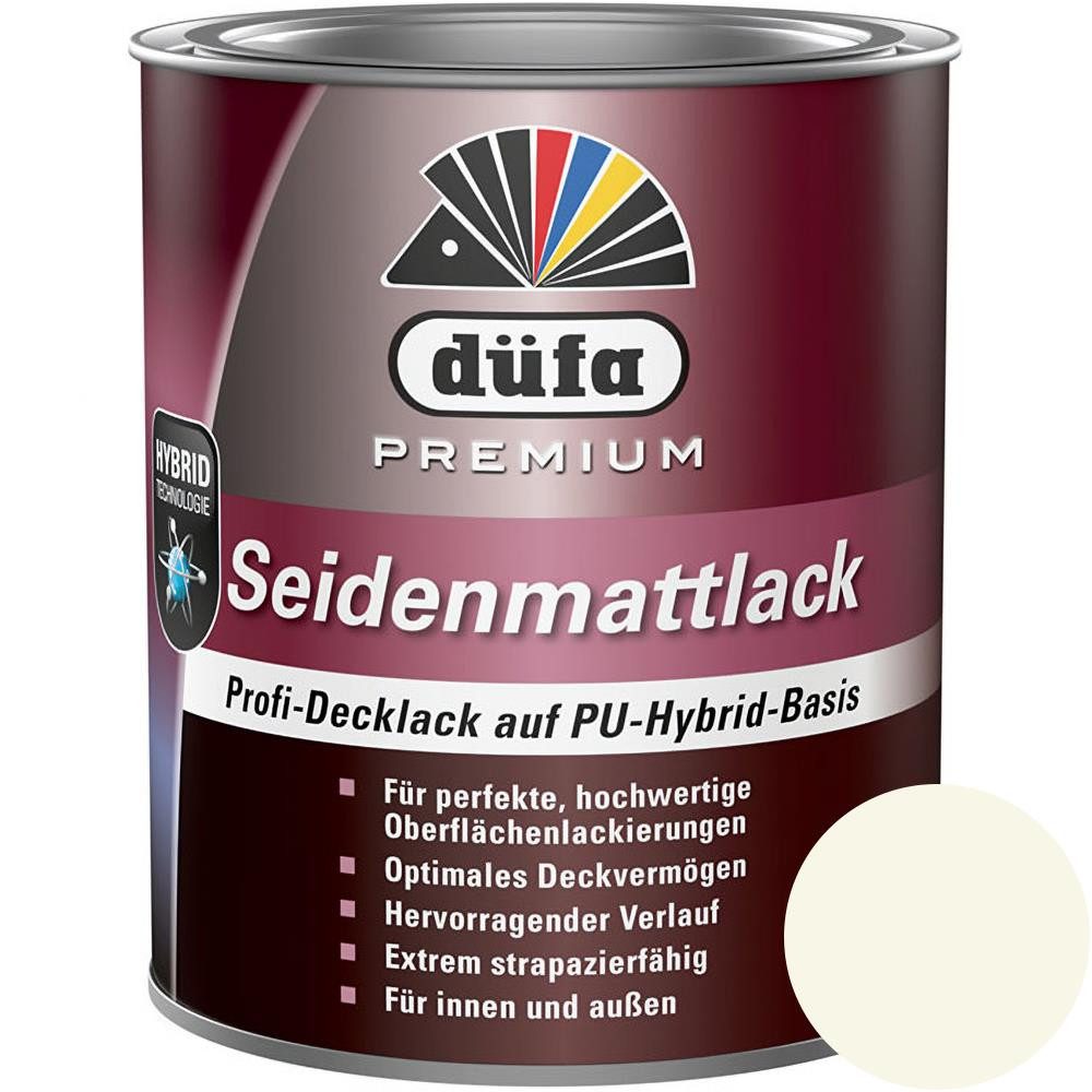 düfa Acryl-Buntlack PREMIUM 2,5l Seidenmattlack Chalky Hellbeige matter Lack, Einfache Verarbeitungseigenschaften, geruchsarm und wasserverdünnbar