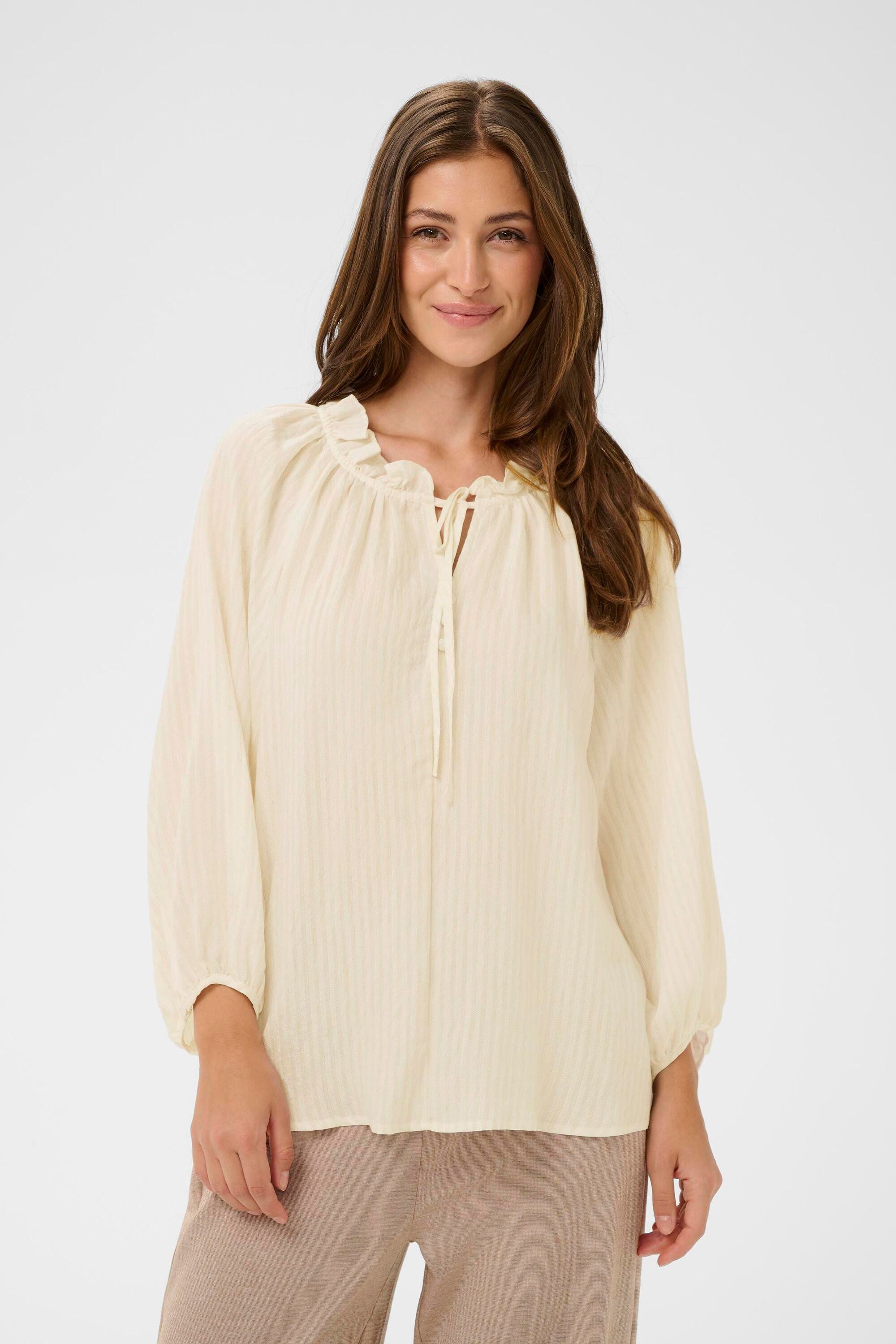 Cream Langarmbluse Langarm-Bluse CROma