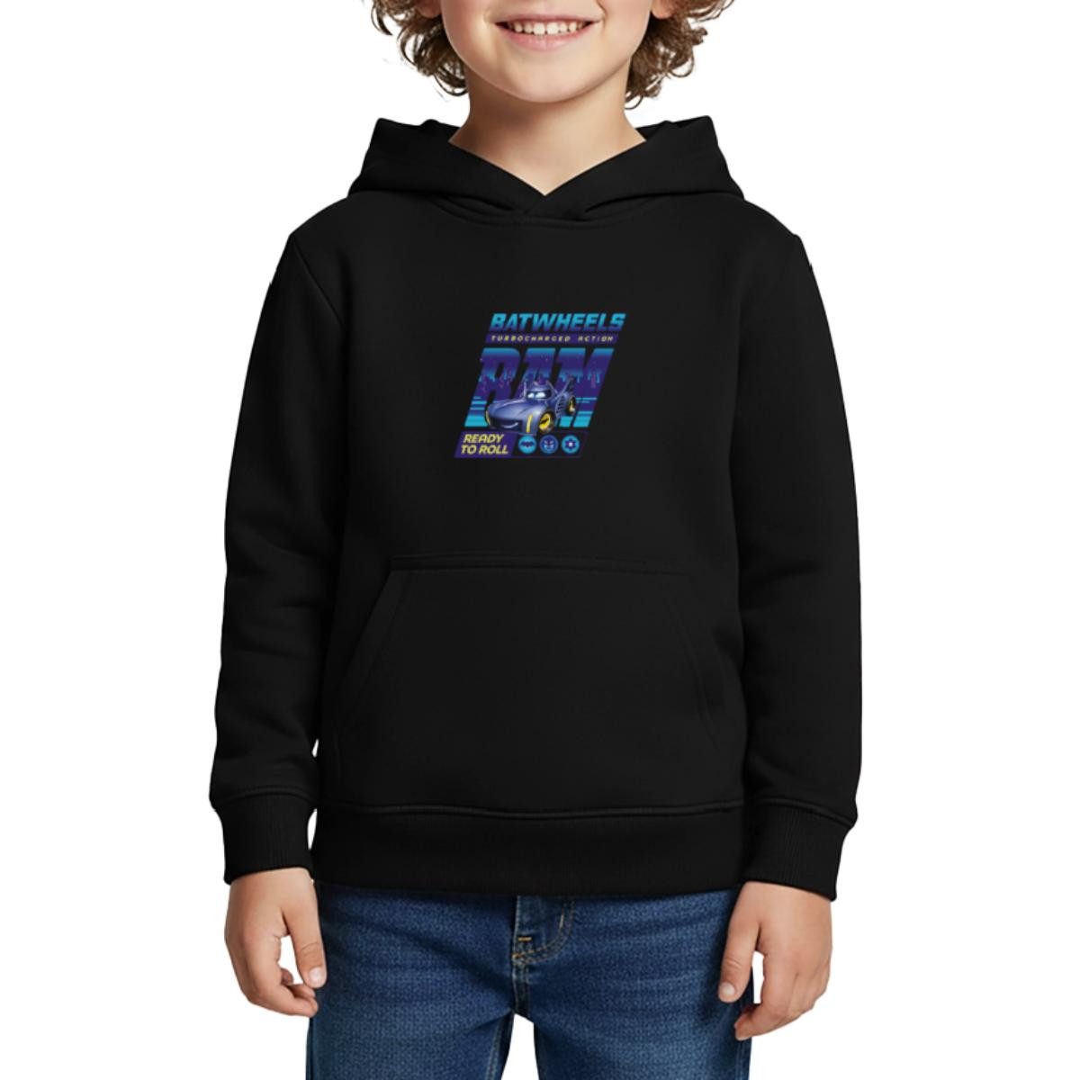 Hoodie Batwheels Bam Mit Spruch Ready To Roll Kinder Premium Hoodie