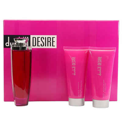 Dunhill Duft-Set Alfred Dunhill Desire Woman 75 ml EDT Spray Duschgel Body Moisturizer