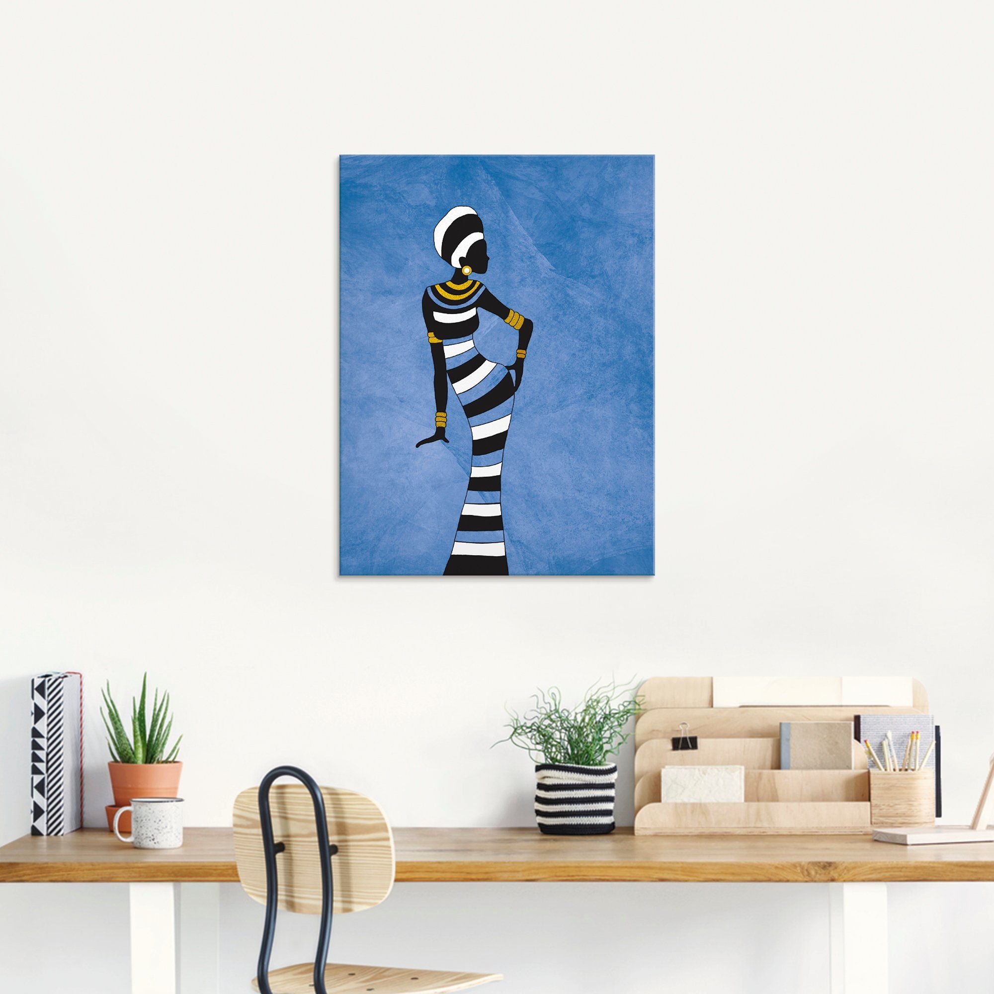 Artland Glasbild »Afrikanische Frau«, Frau (1 Stück)-kaufen
