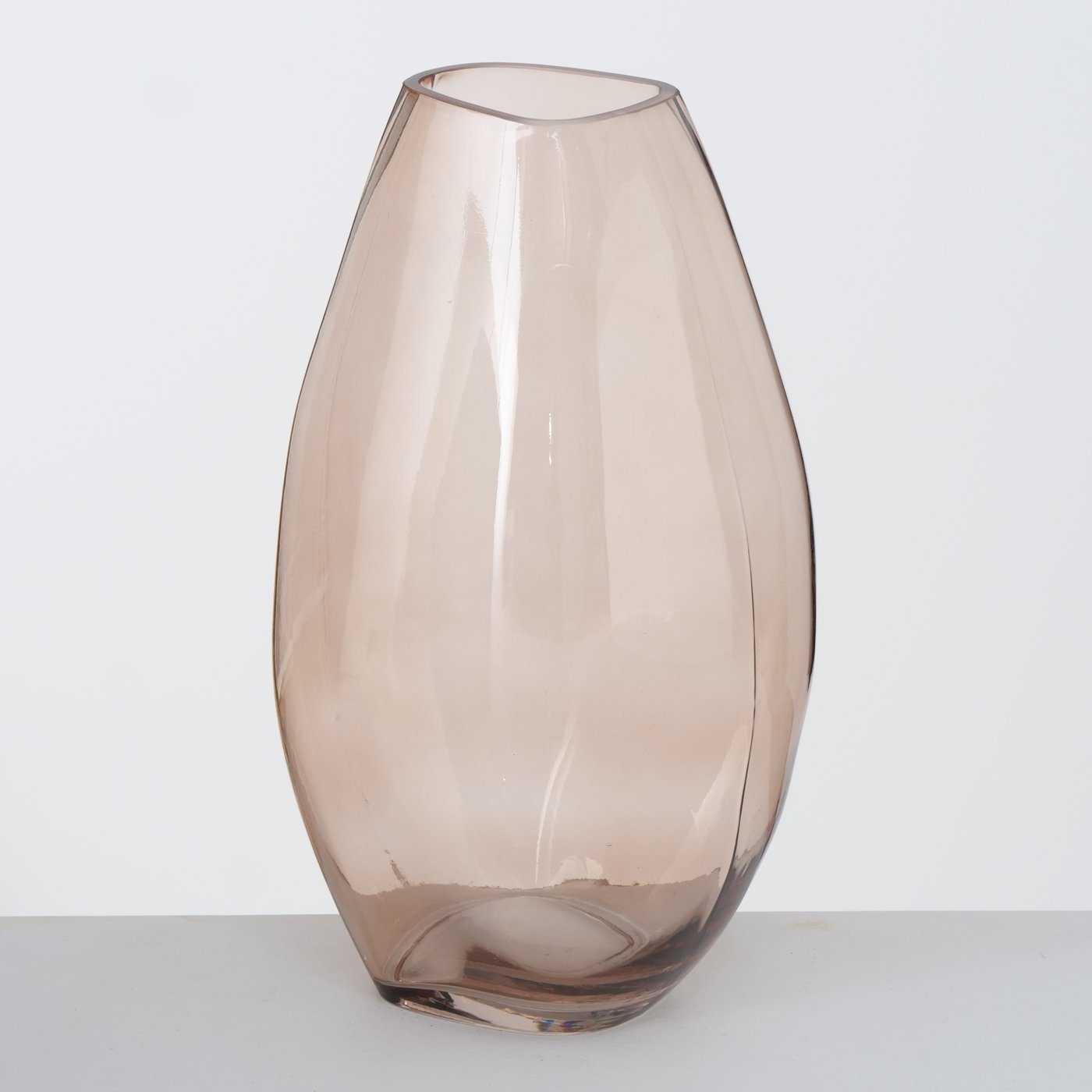 aus Glas BOLTZE in Blumenvase braun, Dekovase Vase "Adyan"