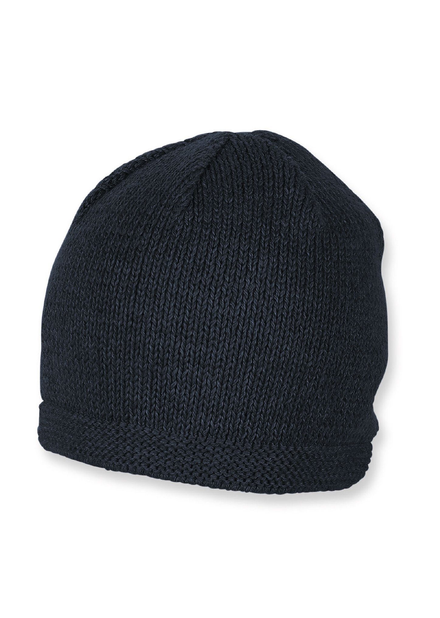 Sterntaler® Strickmütze OCS Strickmütze (1-St) Strick Beanie Kinder aus weicher Baumwolle unifarben von Sterntaler®