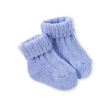 Hofbrucker seit 1948 Haussocken Baby Socken Kaschmir Himmelblau 0 - 6 Monate