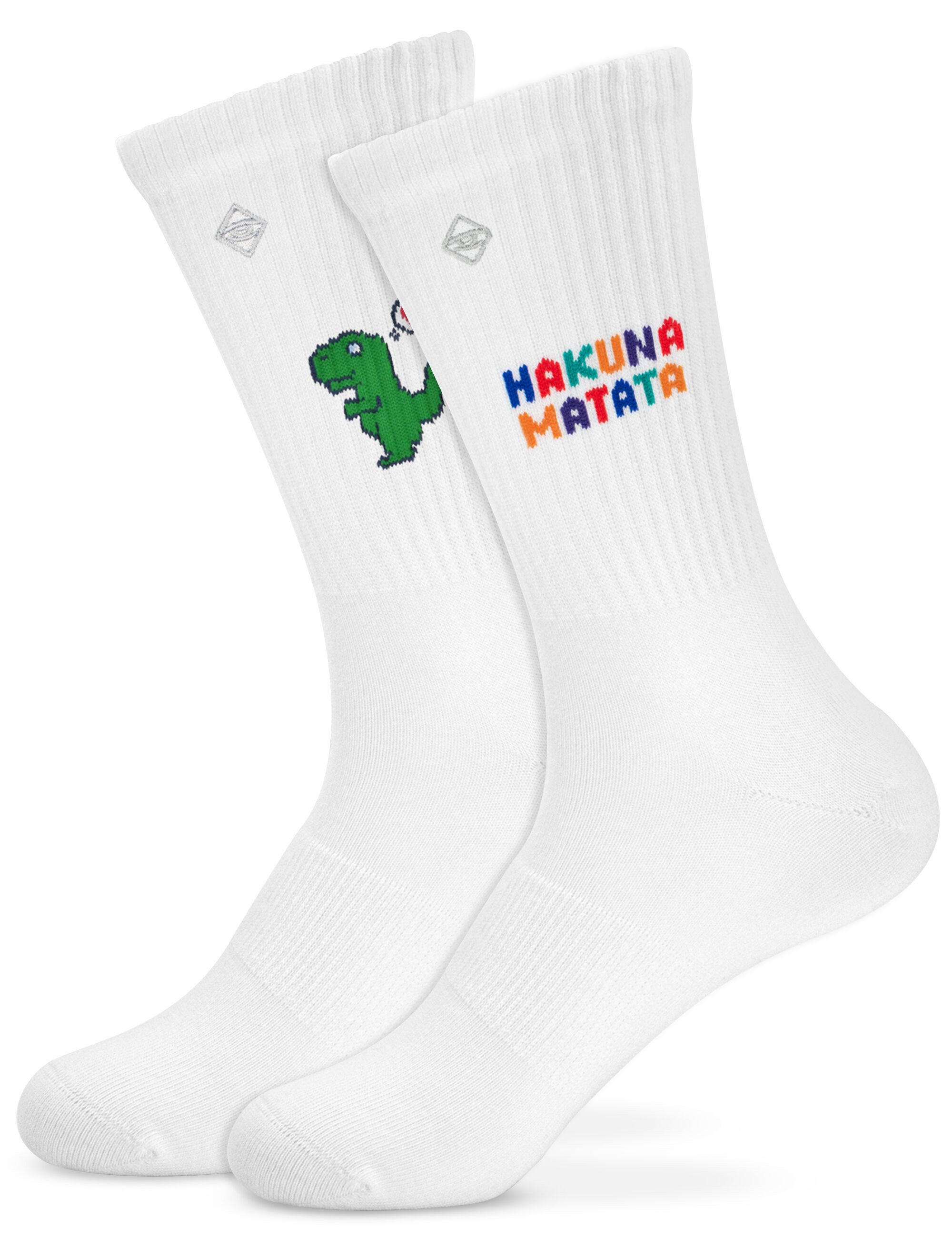 J.Clay Носки Set Dino Love, Hakuna Matata (2-Paar) Made in EU