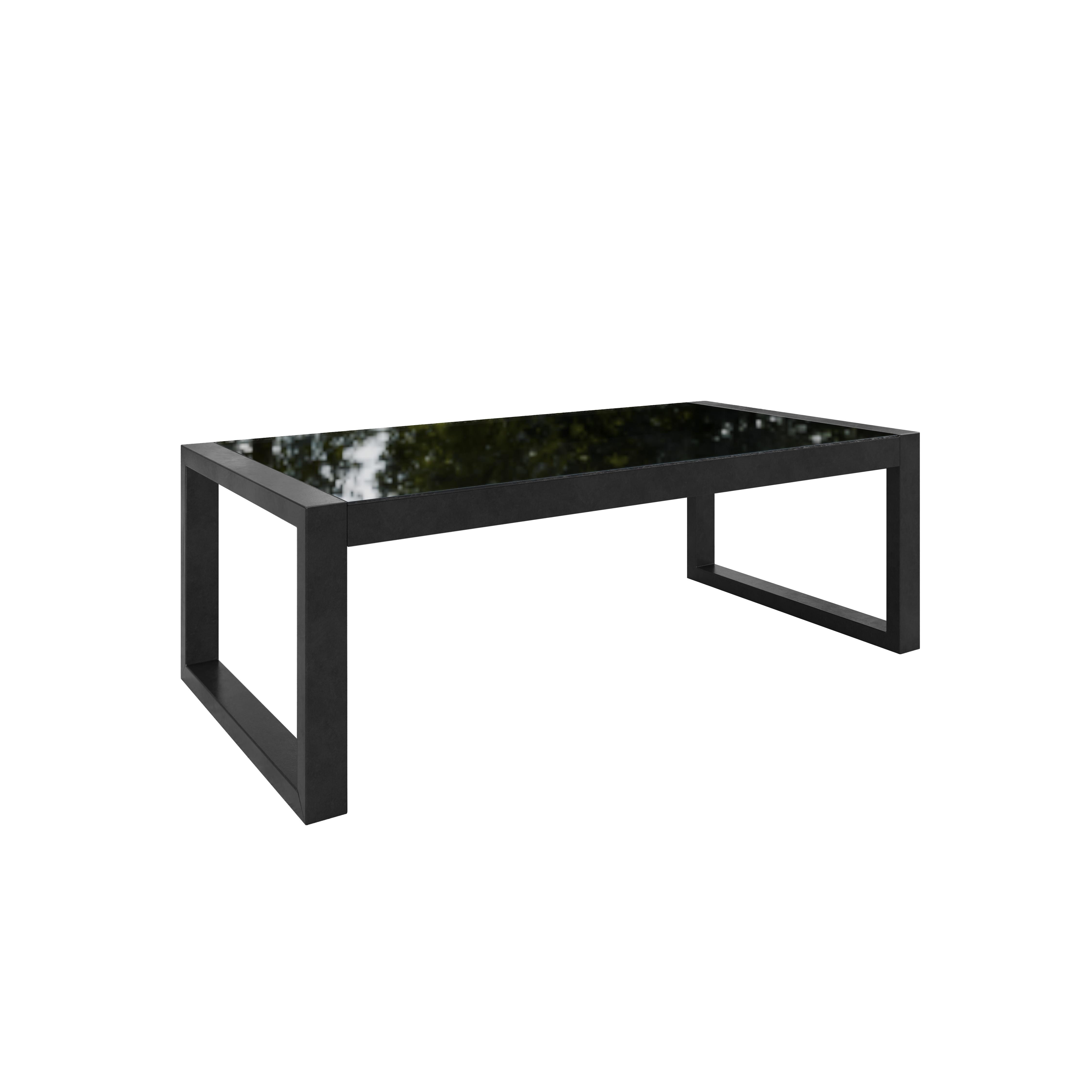 Design Möbel Gartentisch SOLAR Garten-Couchtisch 110 × 55 cm