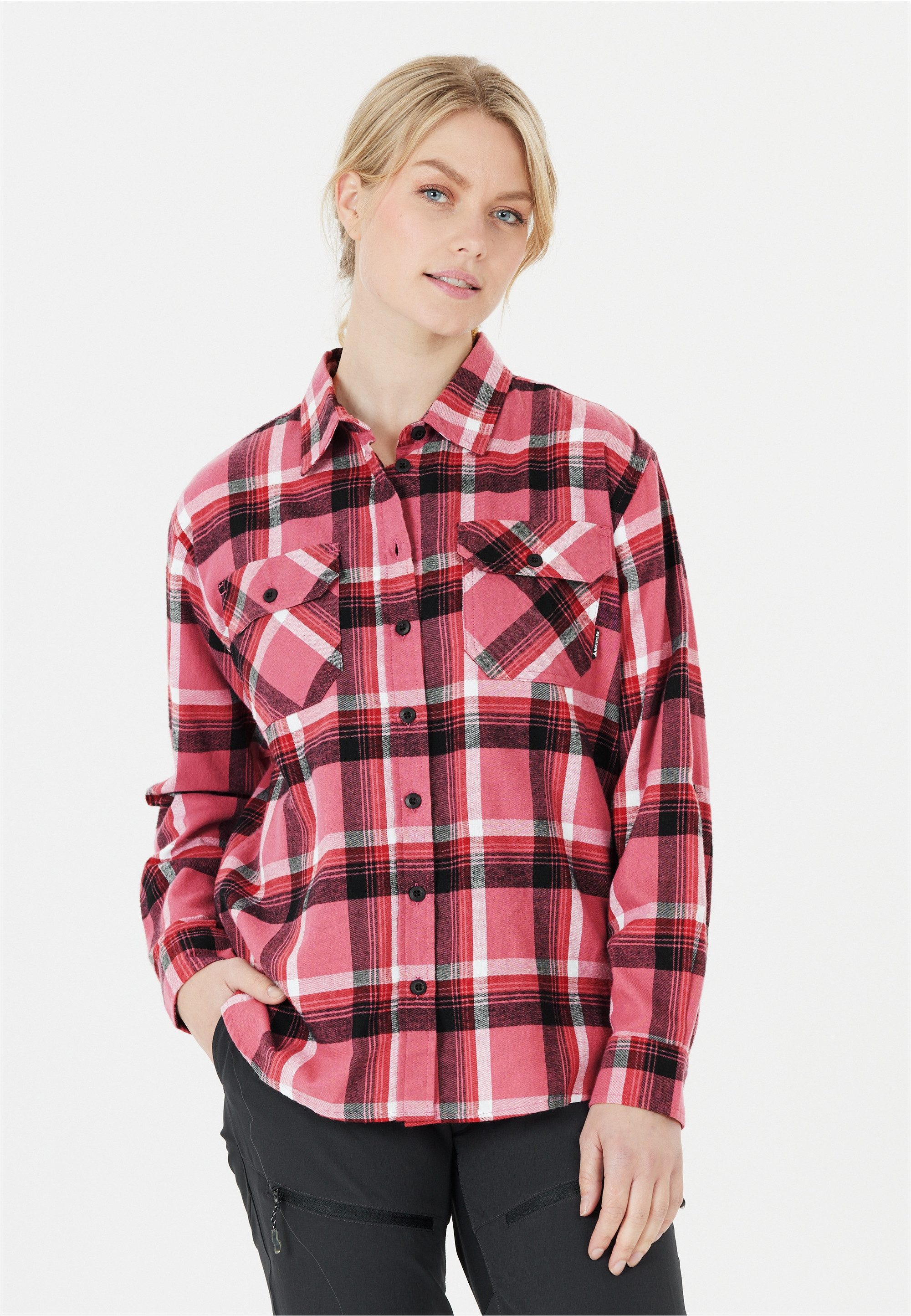 WHISTLER Fleeceshirt Christer aus weichem Baumwollmaterial