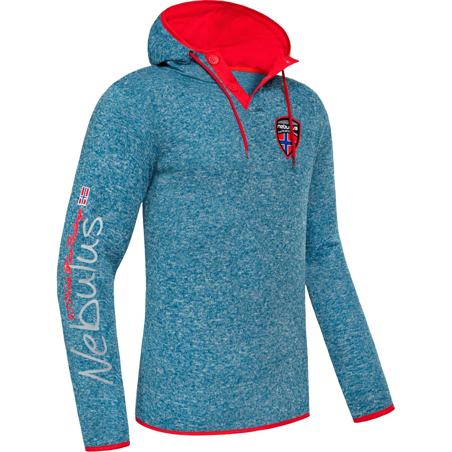 Nebulus Hoodie STITCH, P5052 - Herren, blau, L