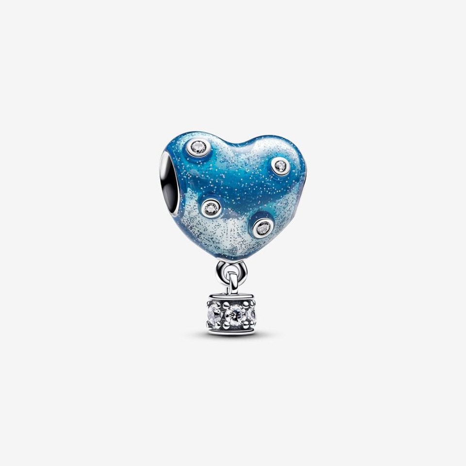 Pandora Charm-Einhänger PANDORA MOMENTS Charm Heißluftballon Herz Blau 7935 günstig online kaufen
