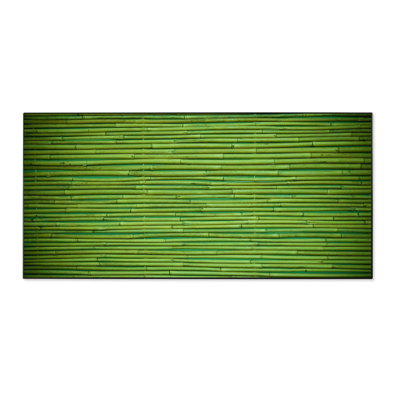 Bambus Grün, Wandtafel (inkl. schwarz banjado 4 Magnete, Stahlmagnettafel) Stahl