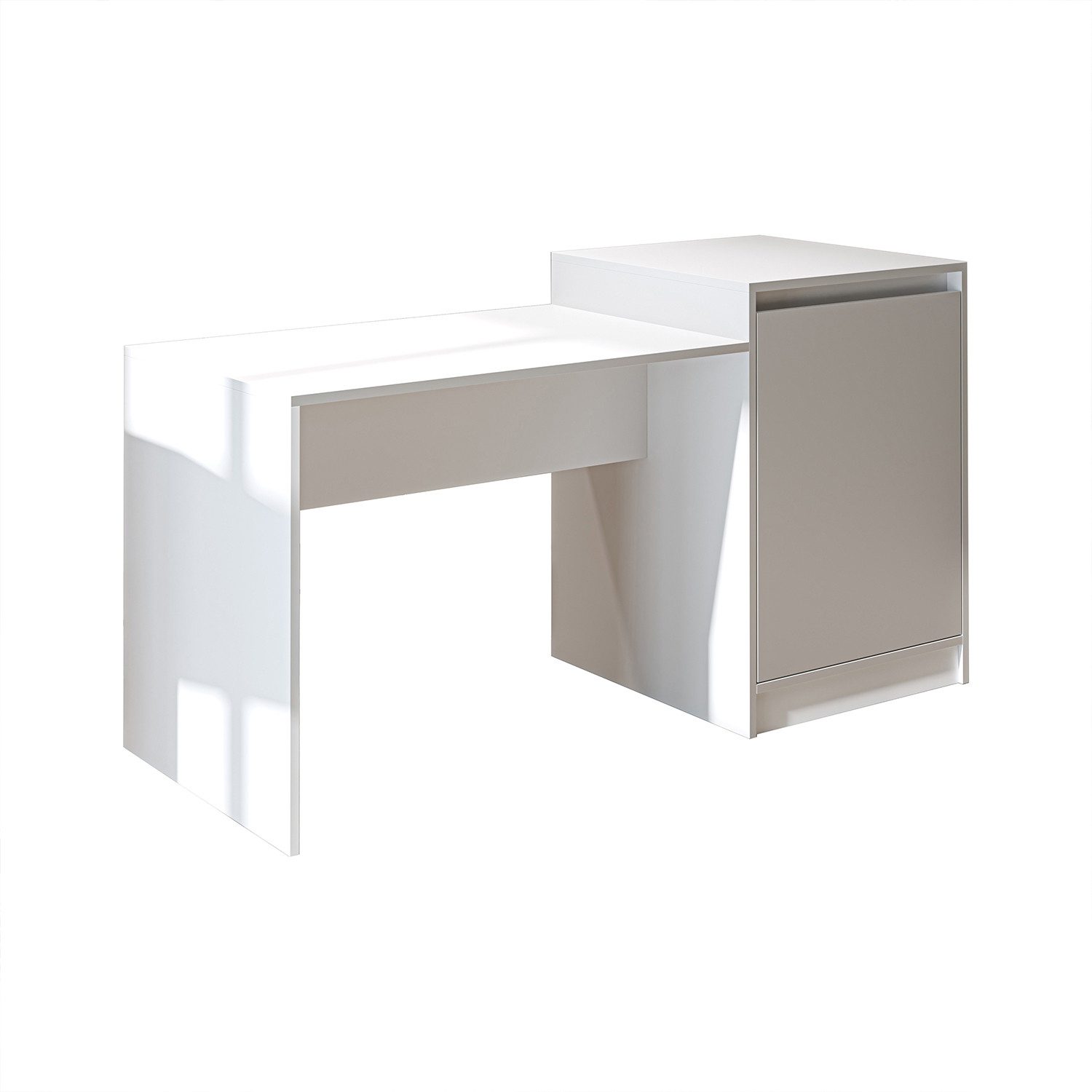 Roomart Küchentisch MILANO Kücheninsel 160 cm, Esstisch + Schrank in 4 Farben (Kücheninsel mit Esstisch, Küchentisch & Küchenschrank), Esstisch + Schrank kombiniert, fest stehend in 4 Farben