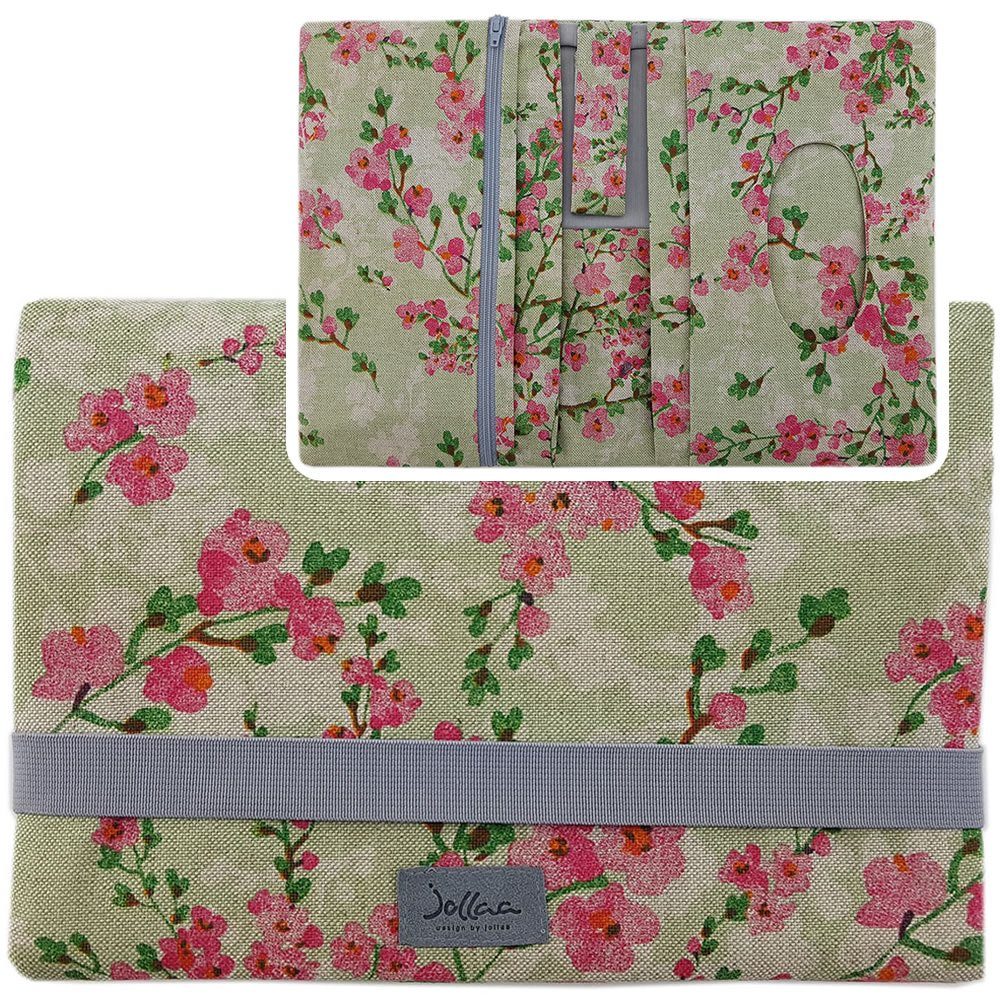 Feuchttücher, Wickeltasche Wickelmäppchen JOLLAA Windeltasche Pink für & kleine Mint, Flower Windeln