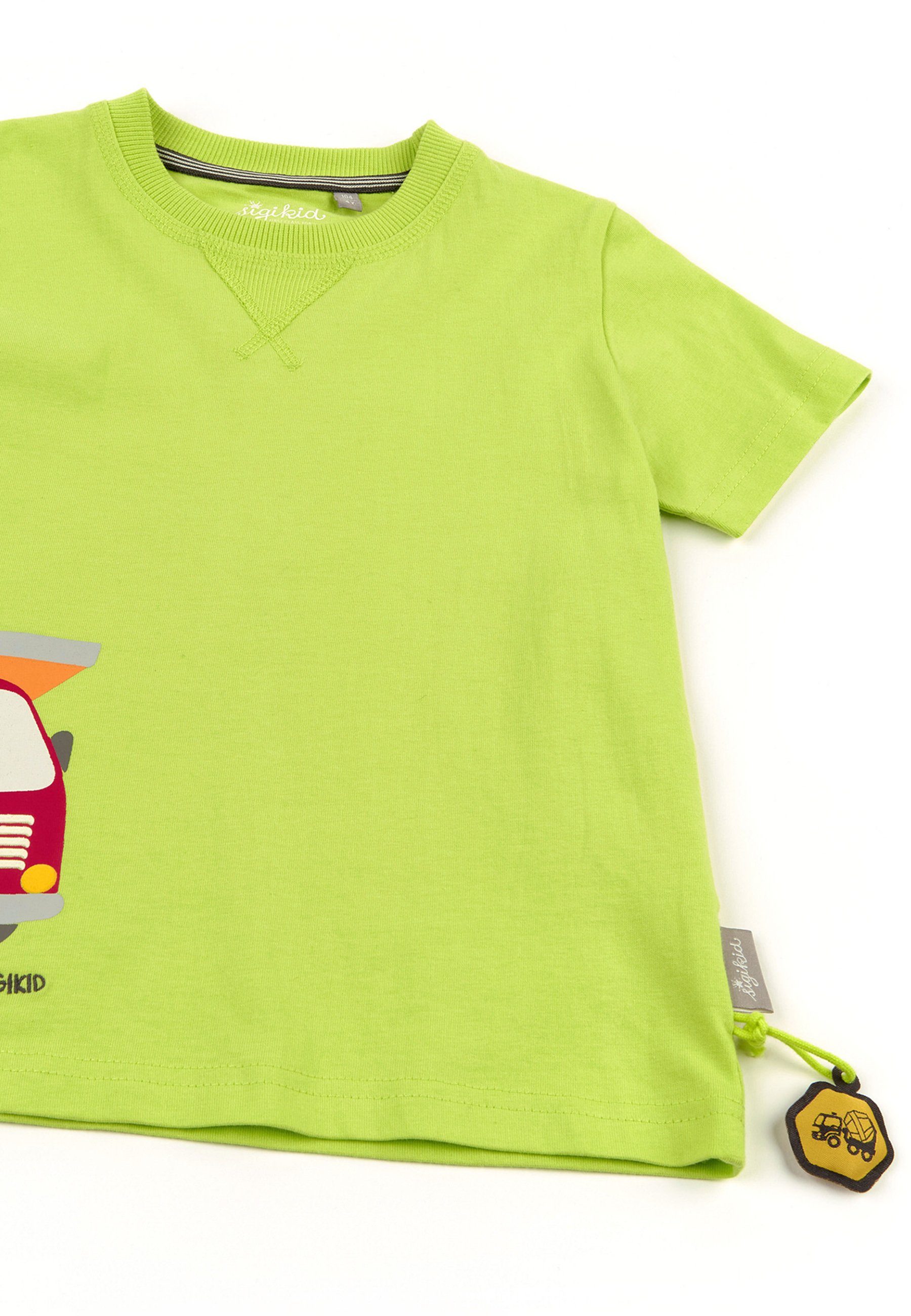 T-Shirt Sigikid Kindershirt hellgrün (1-tlg) T-Shirt