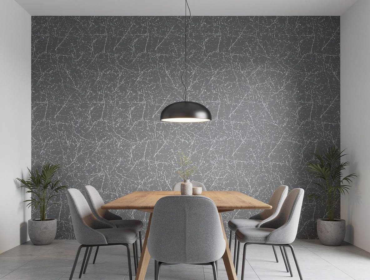 Newroom Vliestapete Äste Anthrazit Tapete Ästetapete Äste,Blätter,Blumen, Anthrazit Tapete Floral Äste - Ästetapete Blumentapete Grau Dunkelgrau Romantisch 3D Optik Blätter Blumen für Schlafzimmer Wohnzimmer Küche, Blumentapete