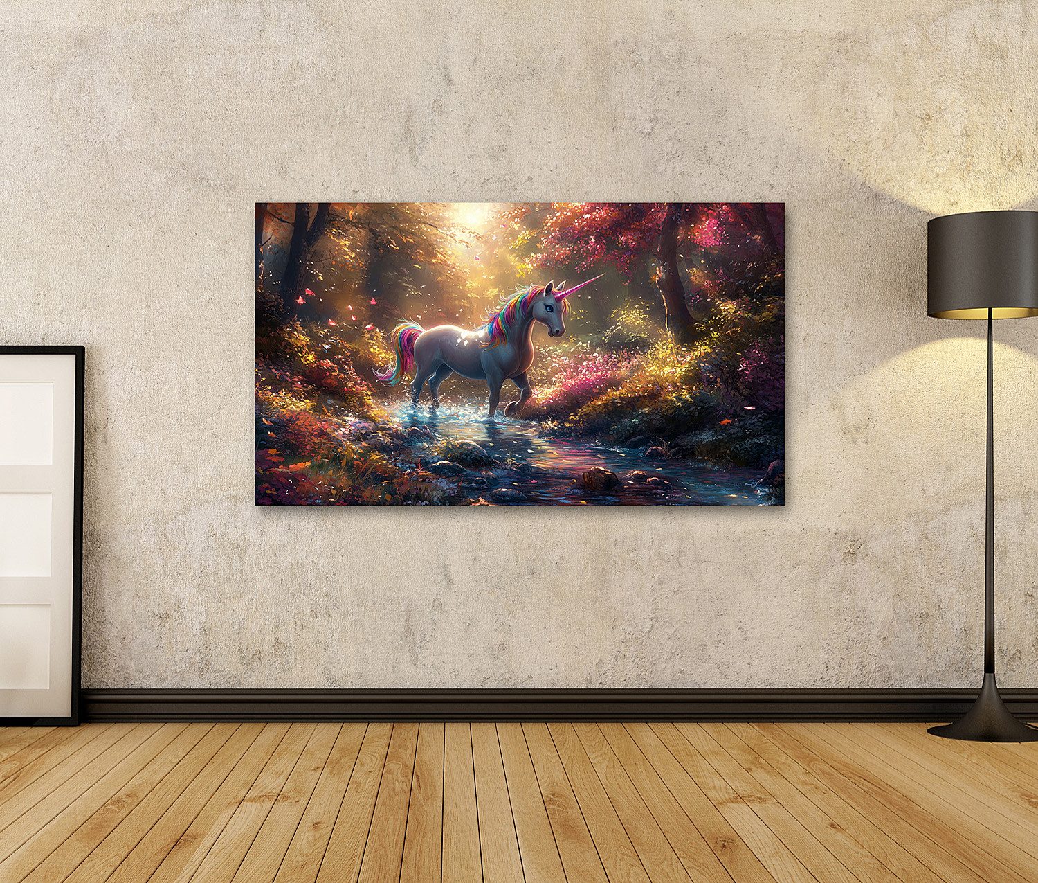 islandburner Leinwandbild Einhorns Traum im magischen günstig online kaufen