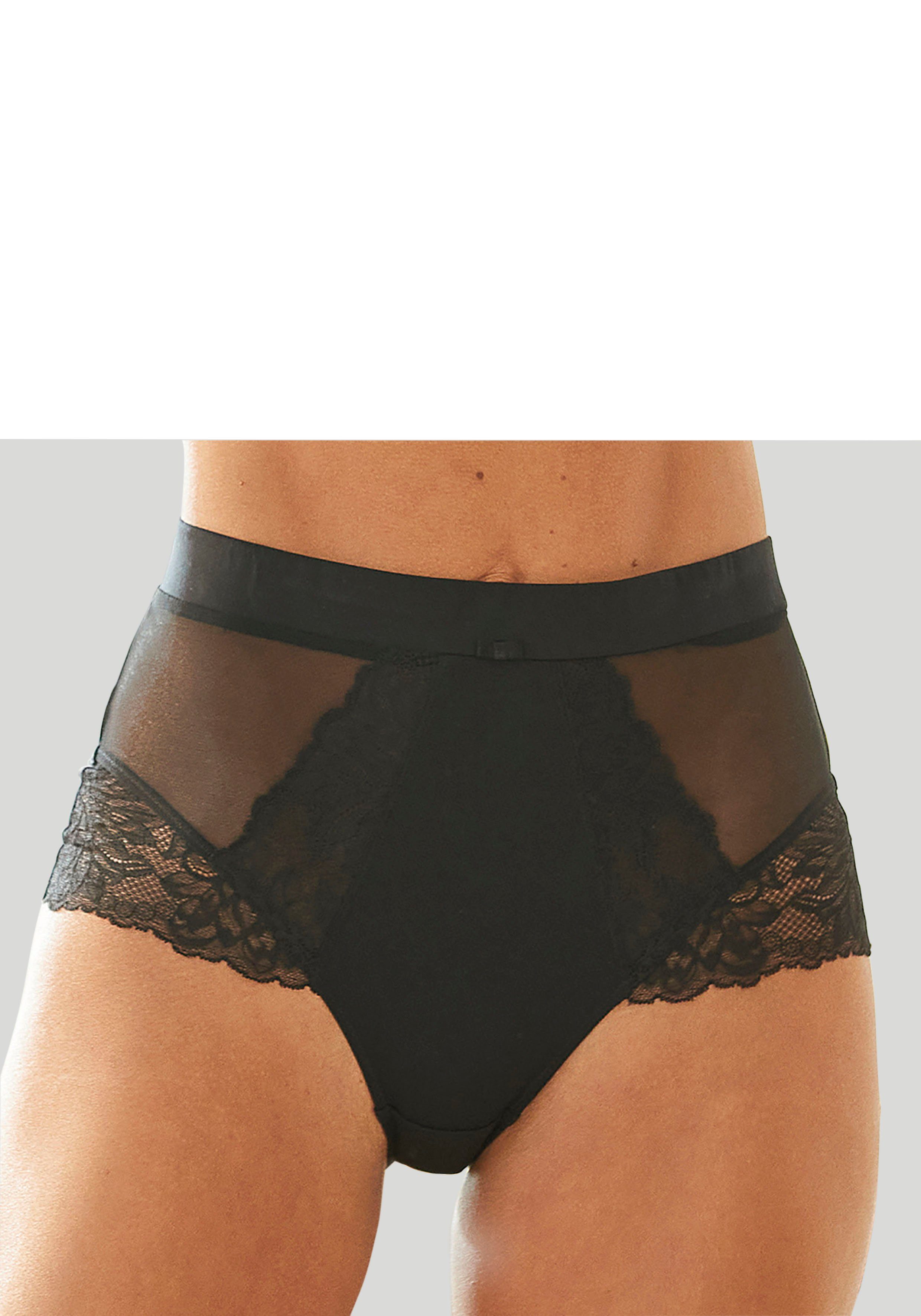 Nuance Taillenslip Ilara mit Einsätzen aus Soft Mesh und Spitze