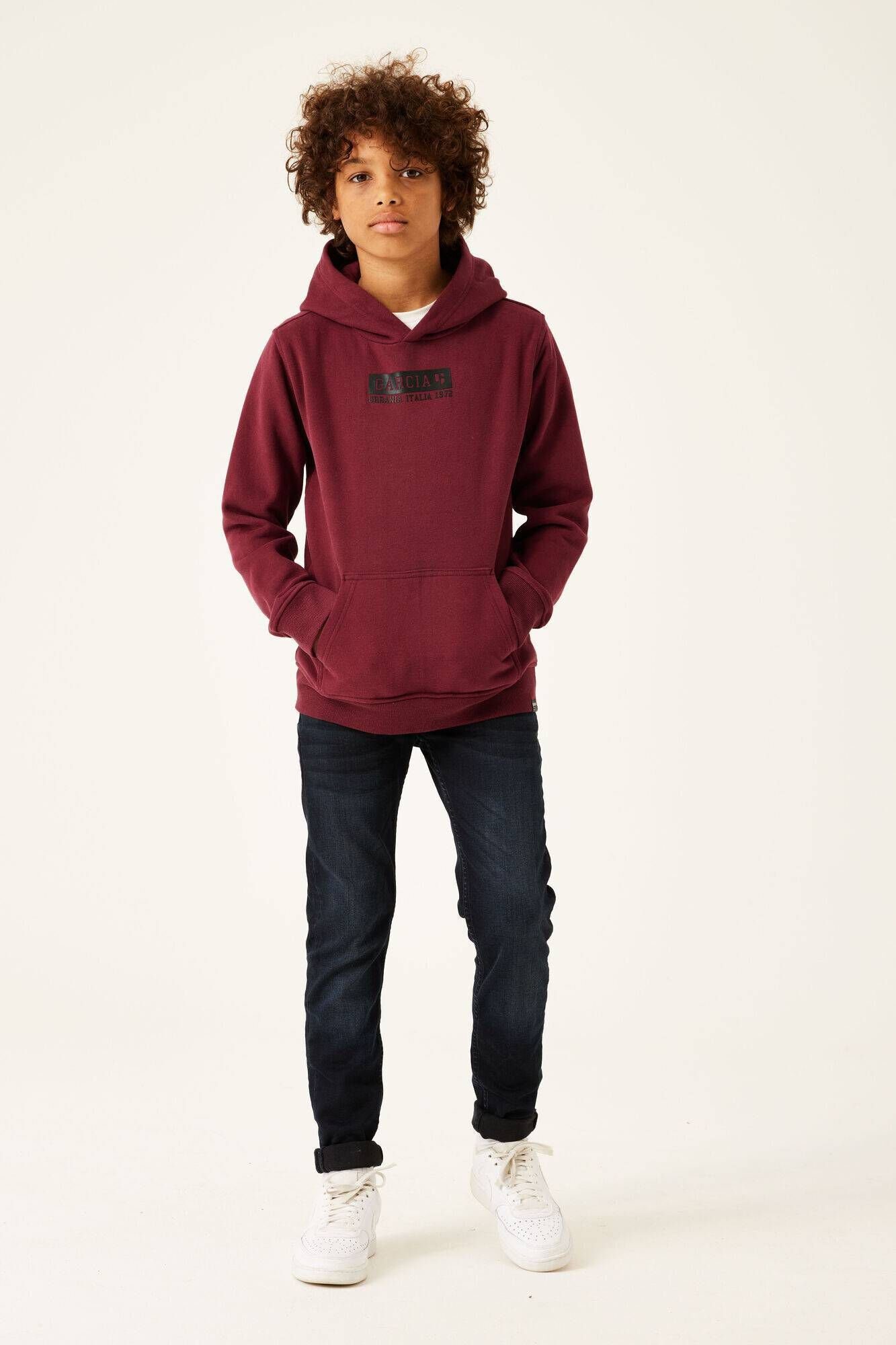 Hoodie Hoodie wine Garcia Jungen (1-tlg) (505)