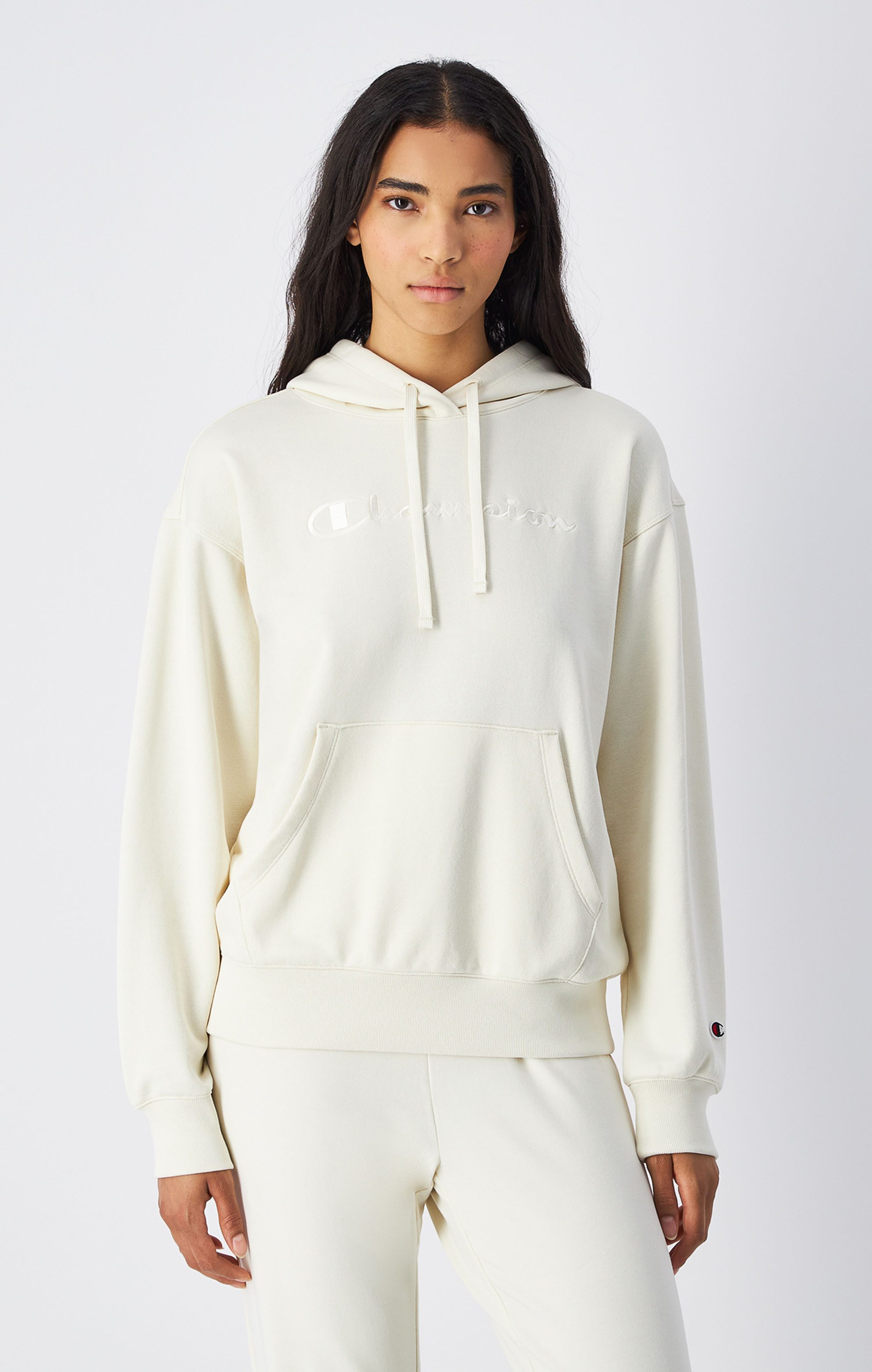 Champion Kapuzensweatshirt aus Baumwolle und Polyester, in den Größen XS bis XL