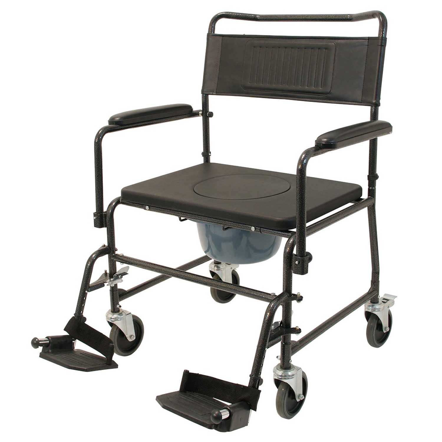 Drive Medical Toiletten-Rollstuhl Toilettenrollstuhl TRS 200 XXL