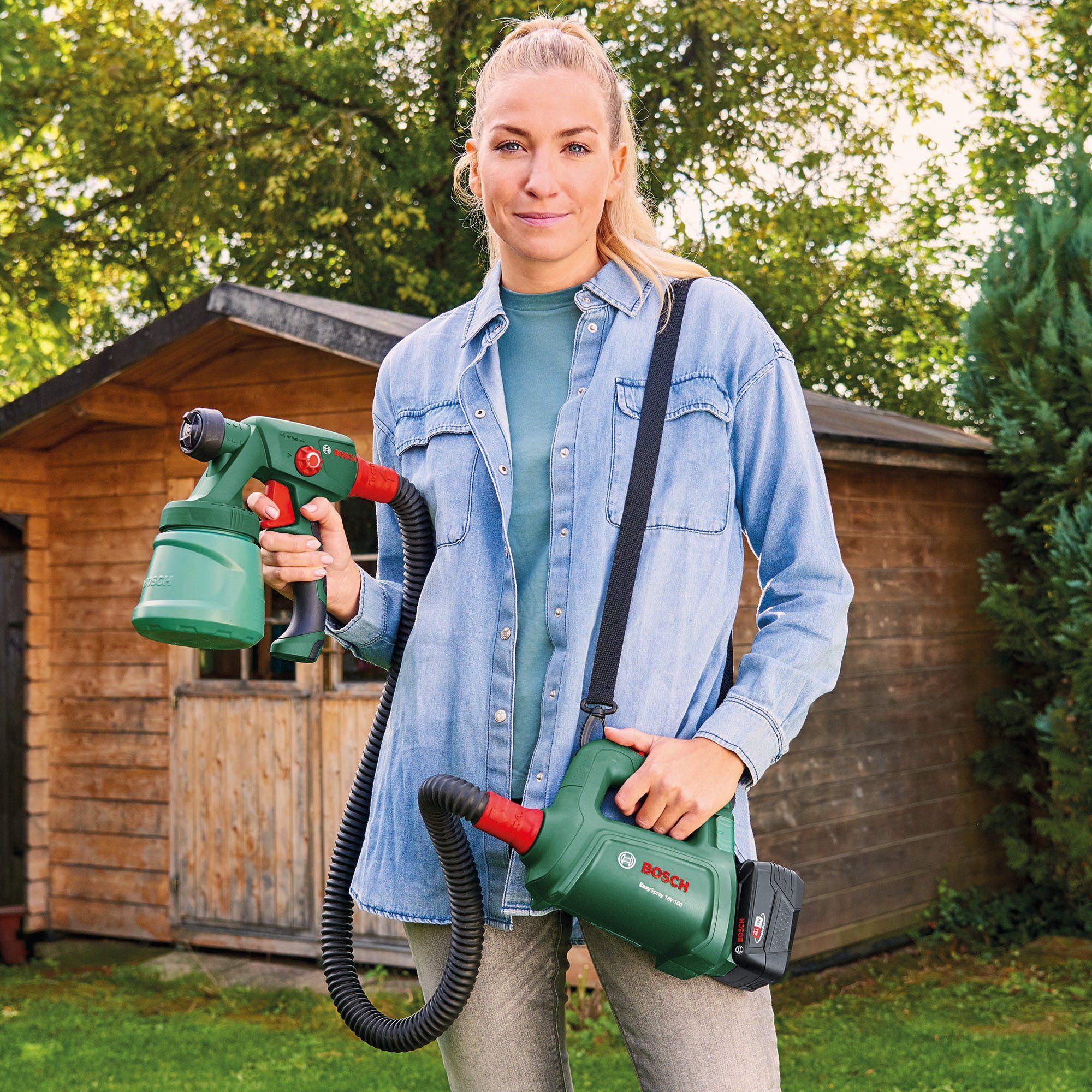 Bosch Home & Garden Farbsprühgerät Easyspray 18V-100, ohne Akku und Ladegerät