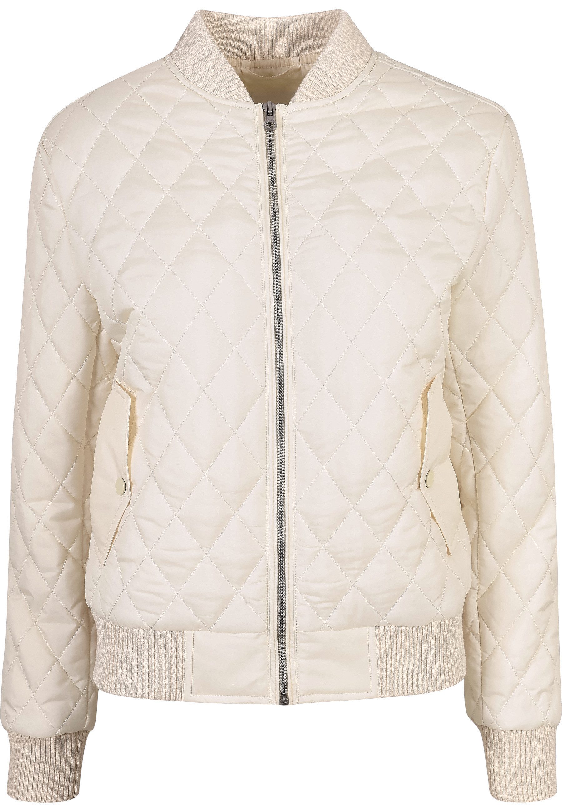 URBAN CLASSICS Langmantel Urban Classics Damen Ladies Diamond Quilt Nylon Jacket