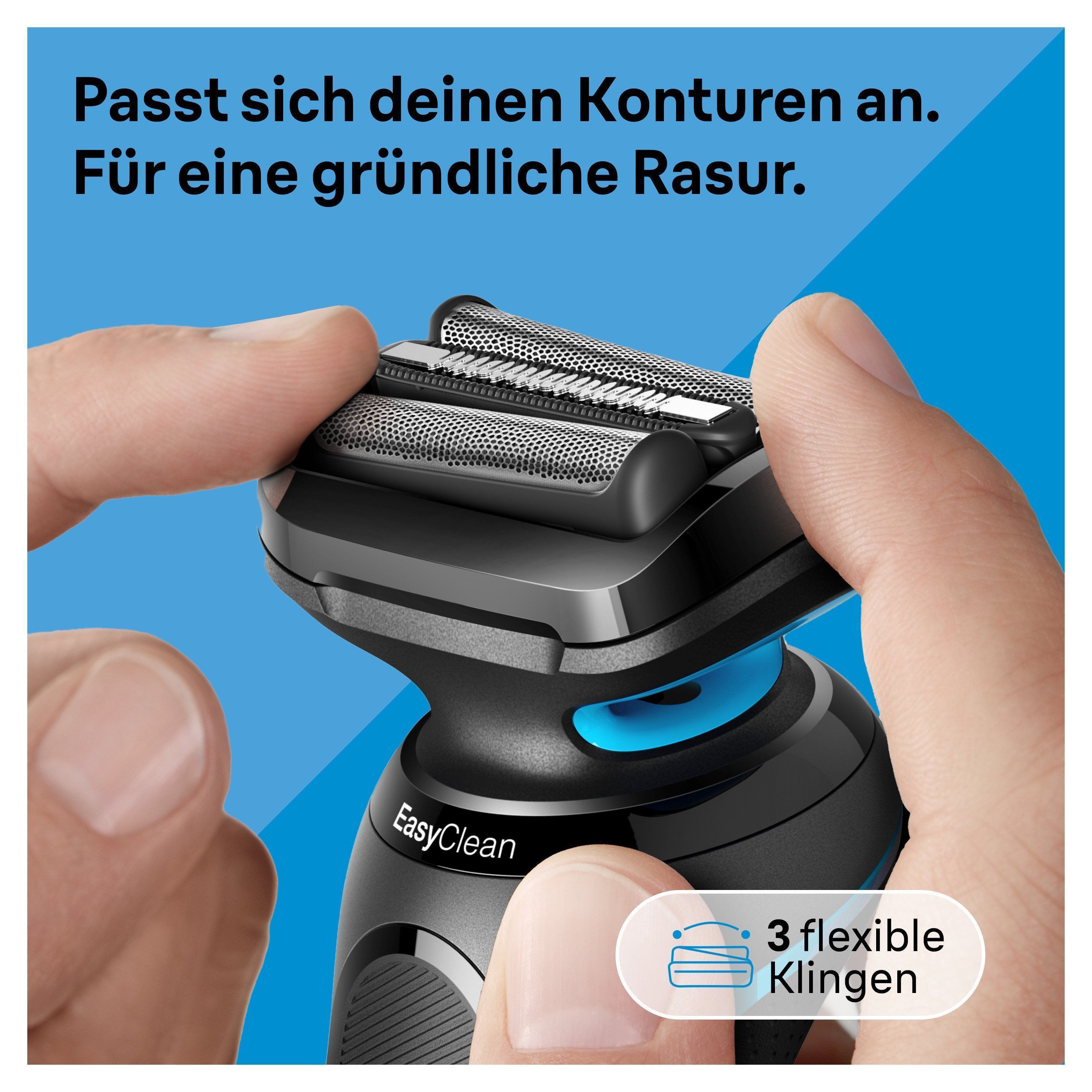 Braun Elektrorasierer Series 5 51-M1200s, Aufsätze: 2, EasyClean, Wet&Dry