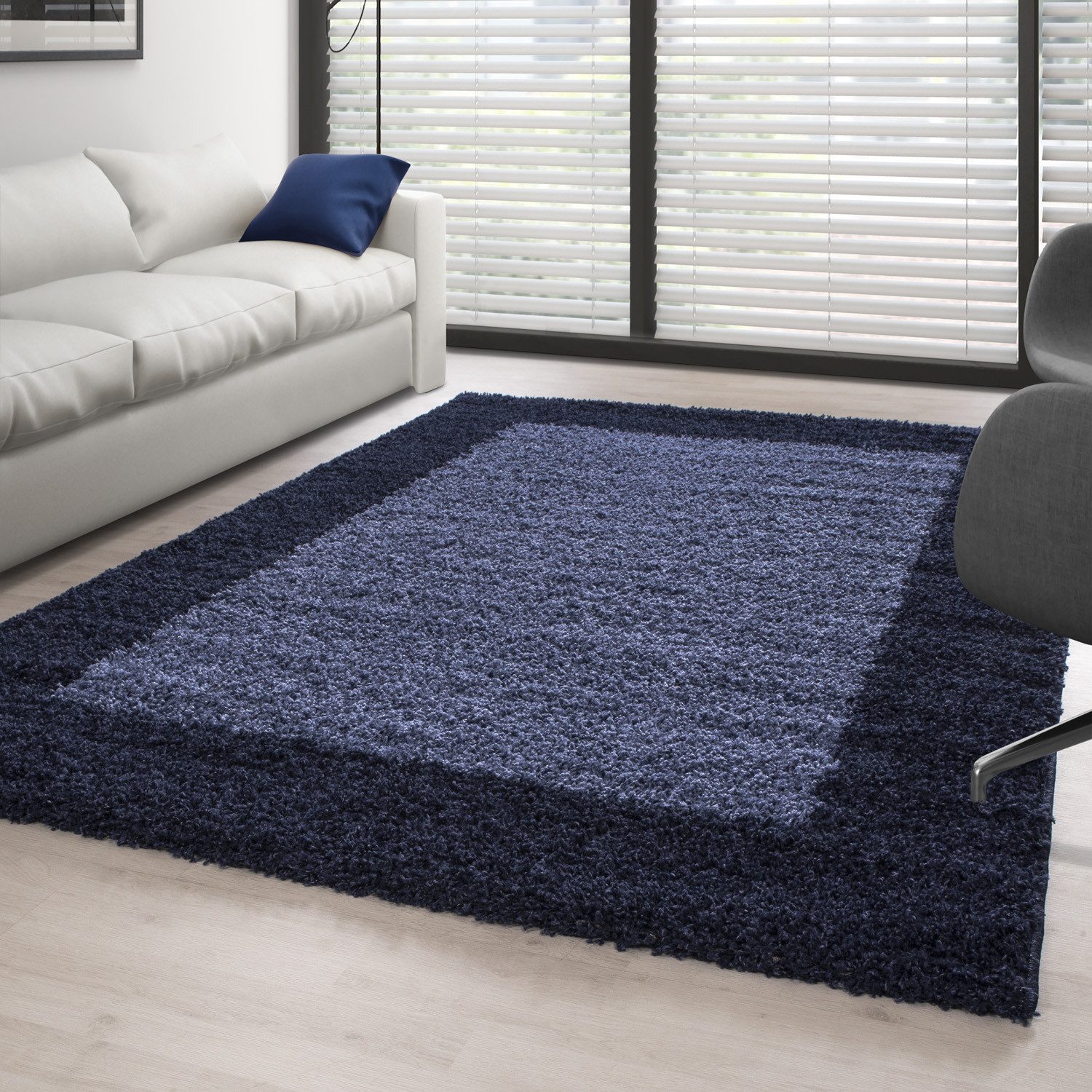 Carpettex Hochflor-Teppich Bordüre Design, Läufer, Höhe: günstig online kaufen